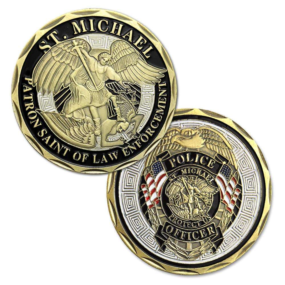 Police Officer St Michael Law Enforcement Challenge Coin 1
