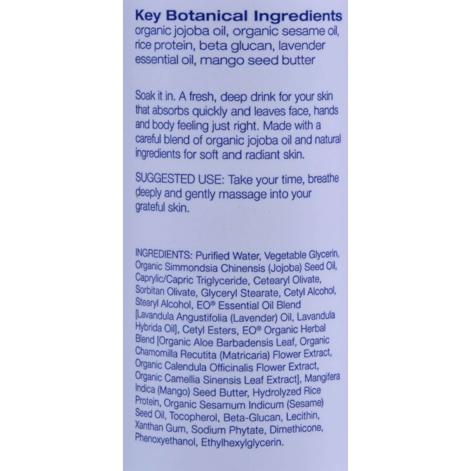 EO Botanical Ultra Moisturizing Body Lotion, French Lavender, 8 Ounce (Pack of 3) 3