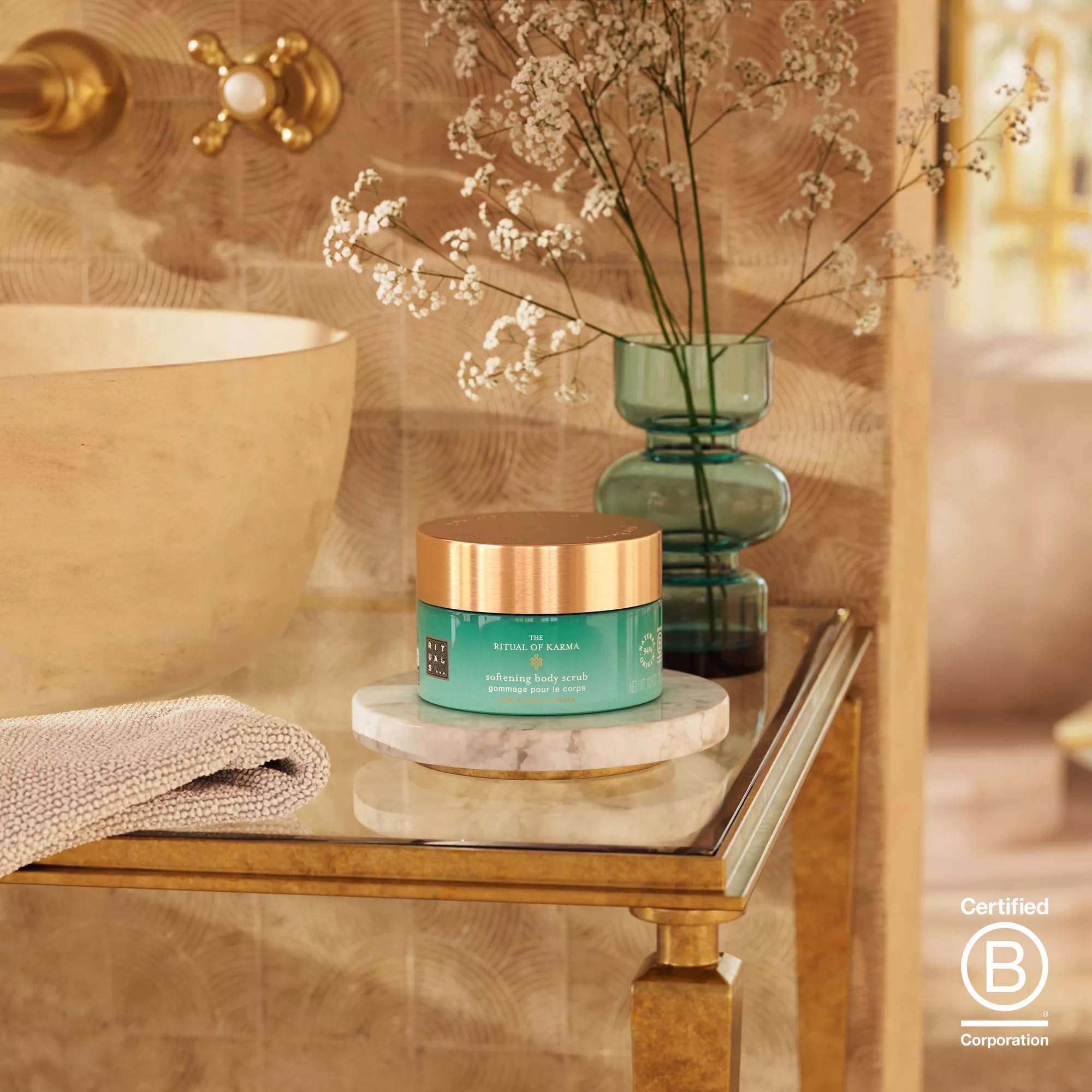 Rituals The of Karma Softening Body Scrub for Unisex - 10.5 oz Scrub 3