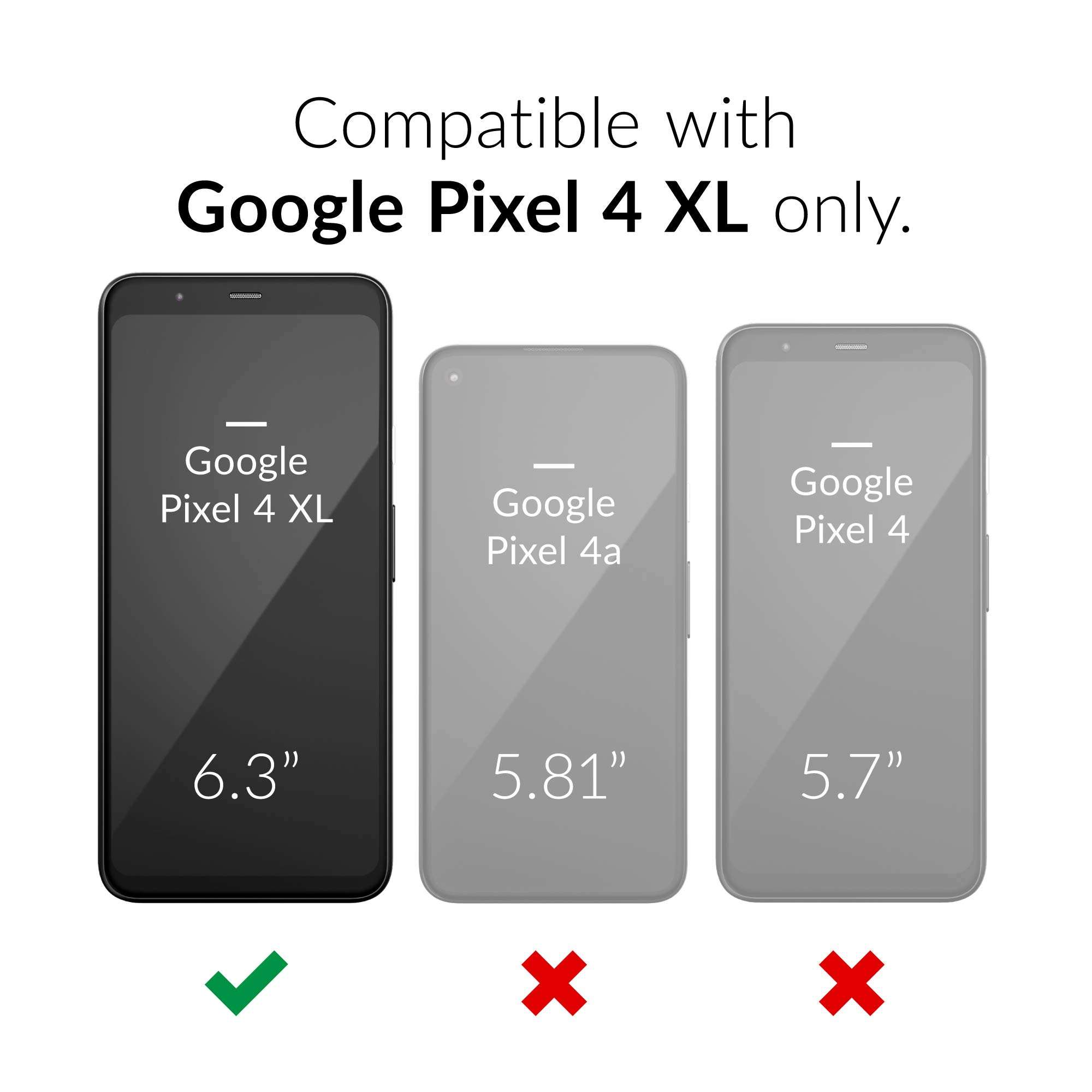 Crave Dual Guard for Google Pixel 4 XL Case, Shockproof Protection Dual Layer Case for Google Pixel 4 XL - Forest Green 2