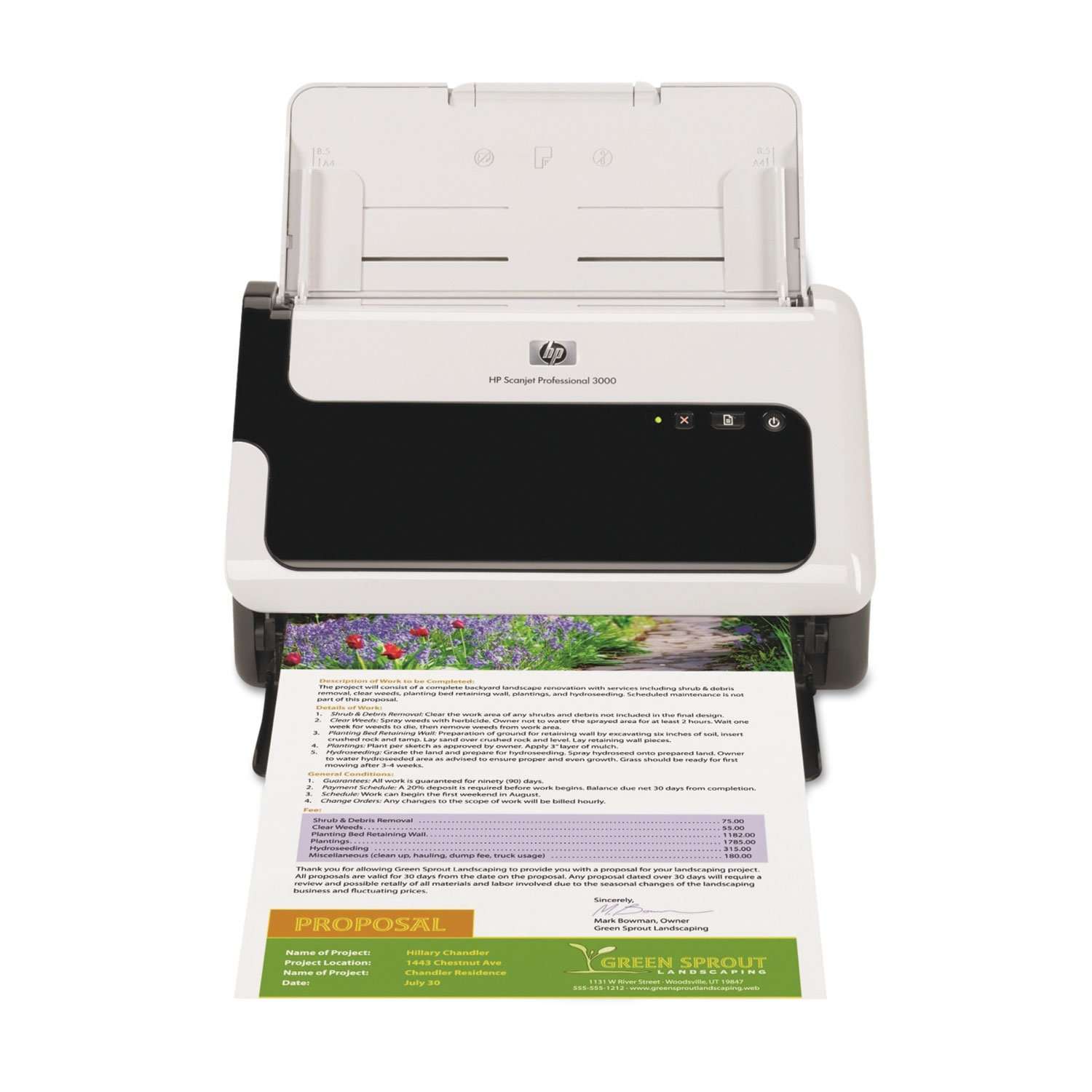 HP Scanjet Pro 3000 s2 Sheet-feed Scanner, (L2737A) 1