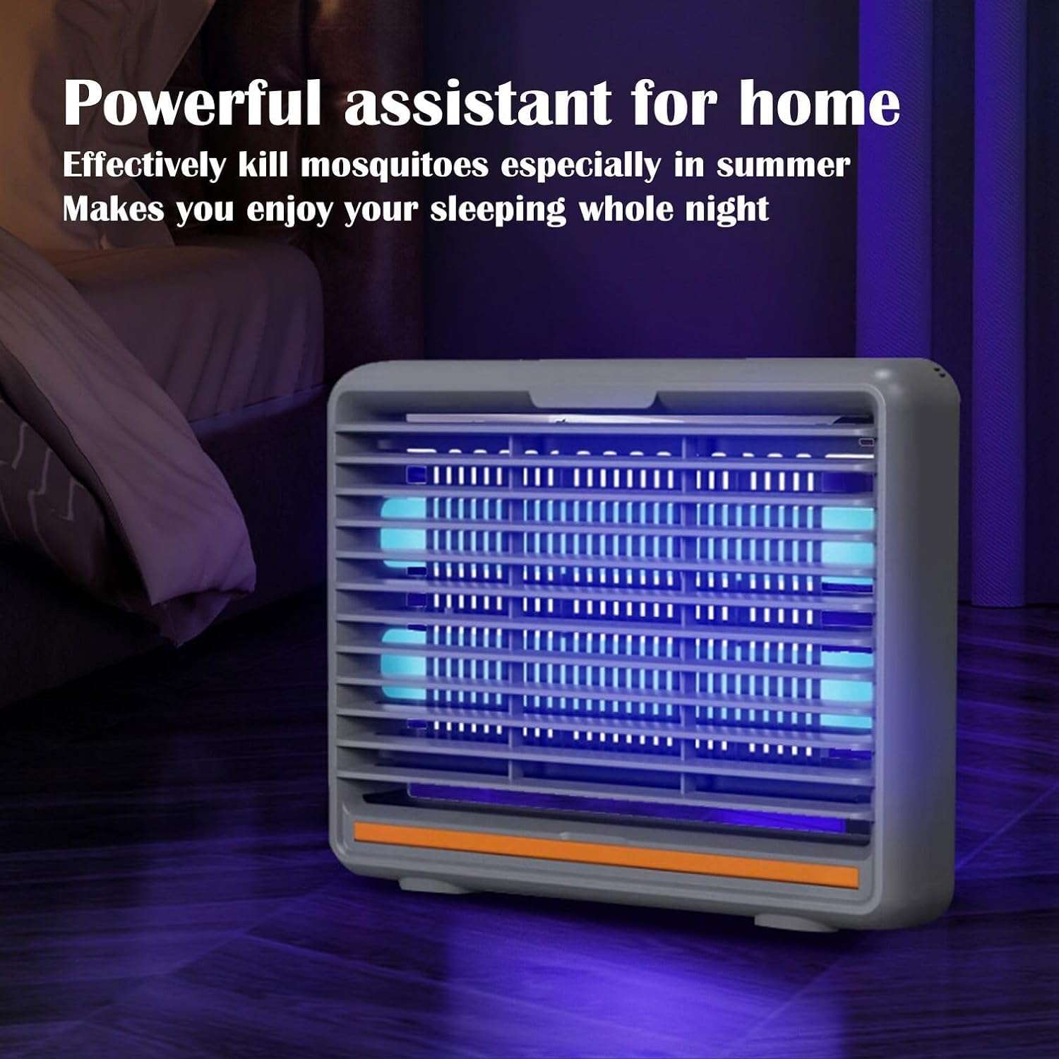 CITRODA Mosquito Killer Lamp for Home_Electric | Fly Insect Jali Killer Machine, Insect Bug Zapper,Fly Catcher, Trap LED Lamp for Restaurants, Kitchen, Kids Bedroom, Indoor, Outdoor Office. (Grey) 4