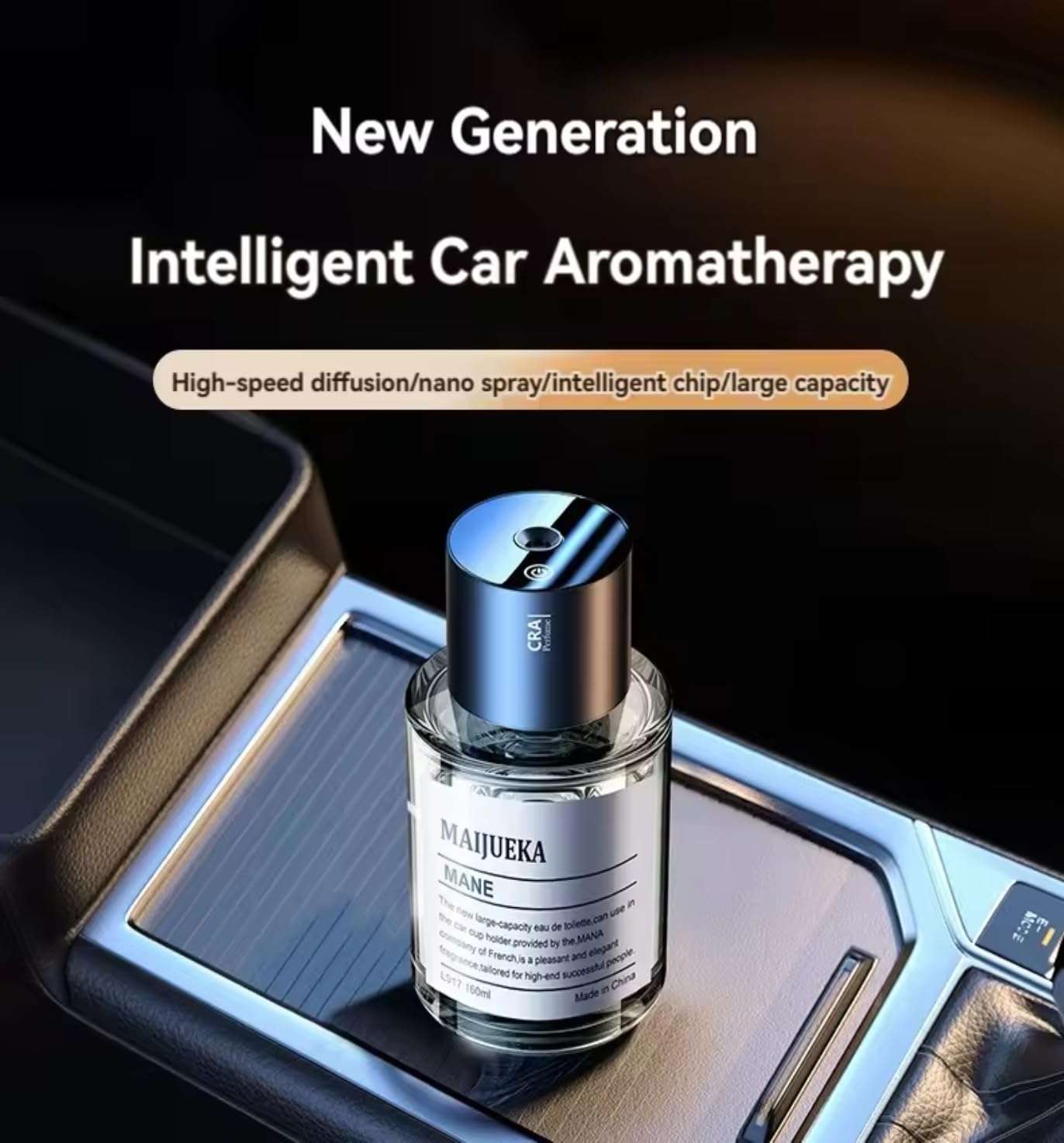 Qawachh Large Capacity Perfume Spray Car Perfume Intelligent Air Aroma Diffuser Diffuserm with 3 different modes 4