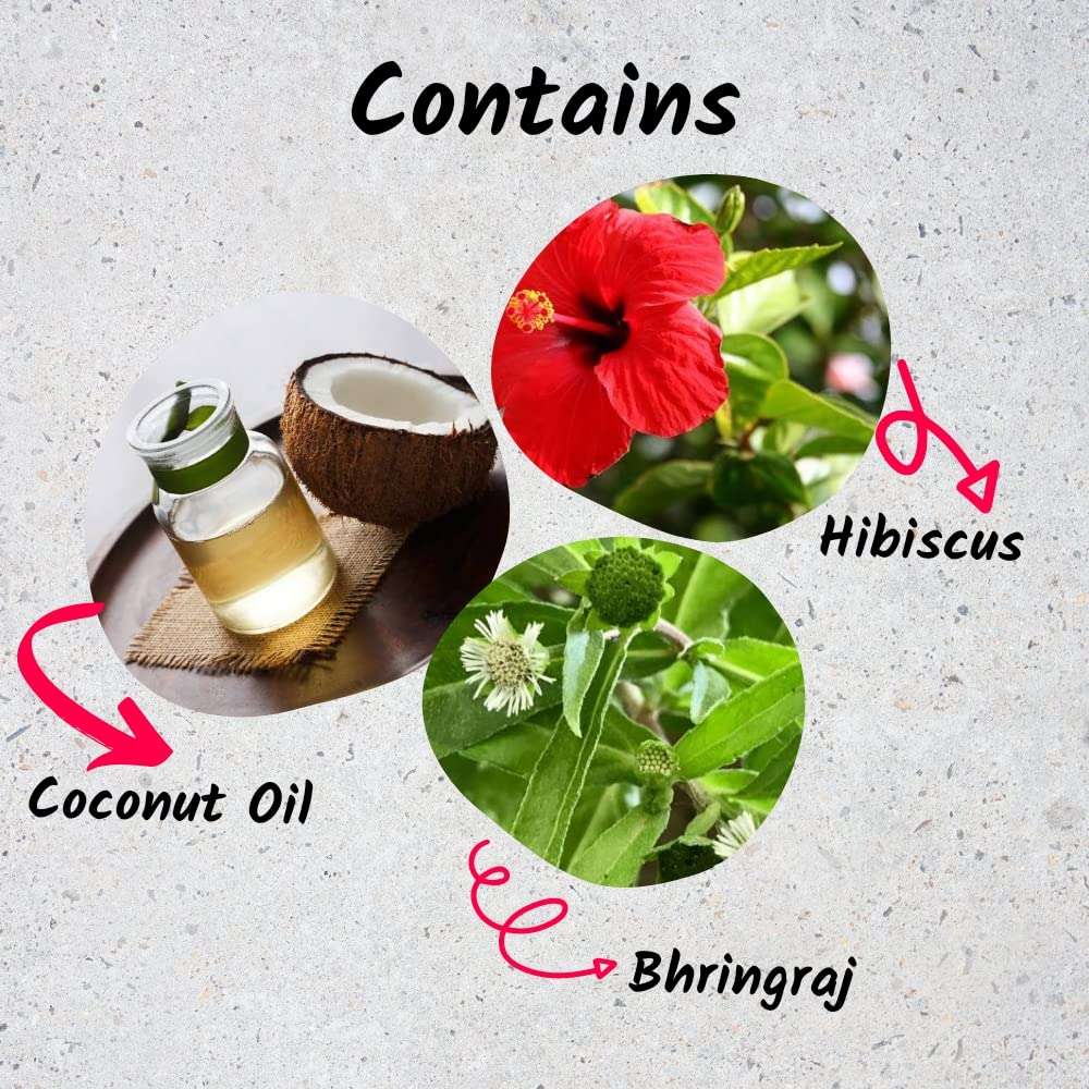 Flowraa Hibiscus Hair Oil for Dandruff Free Healthy, Strong & Long Hair 200ml 4