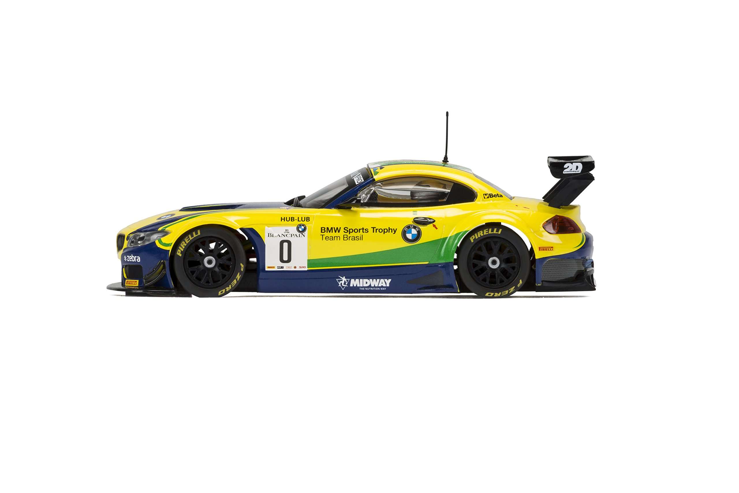 Scalextric C3721 BMW Z4 GT3 Blancpain Series Brands Hatch 2015 Slot Car (1:32 Scale) 4