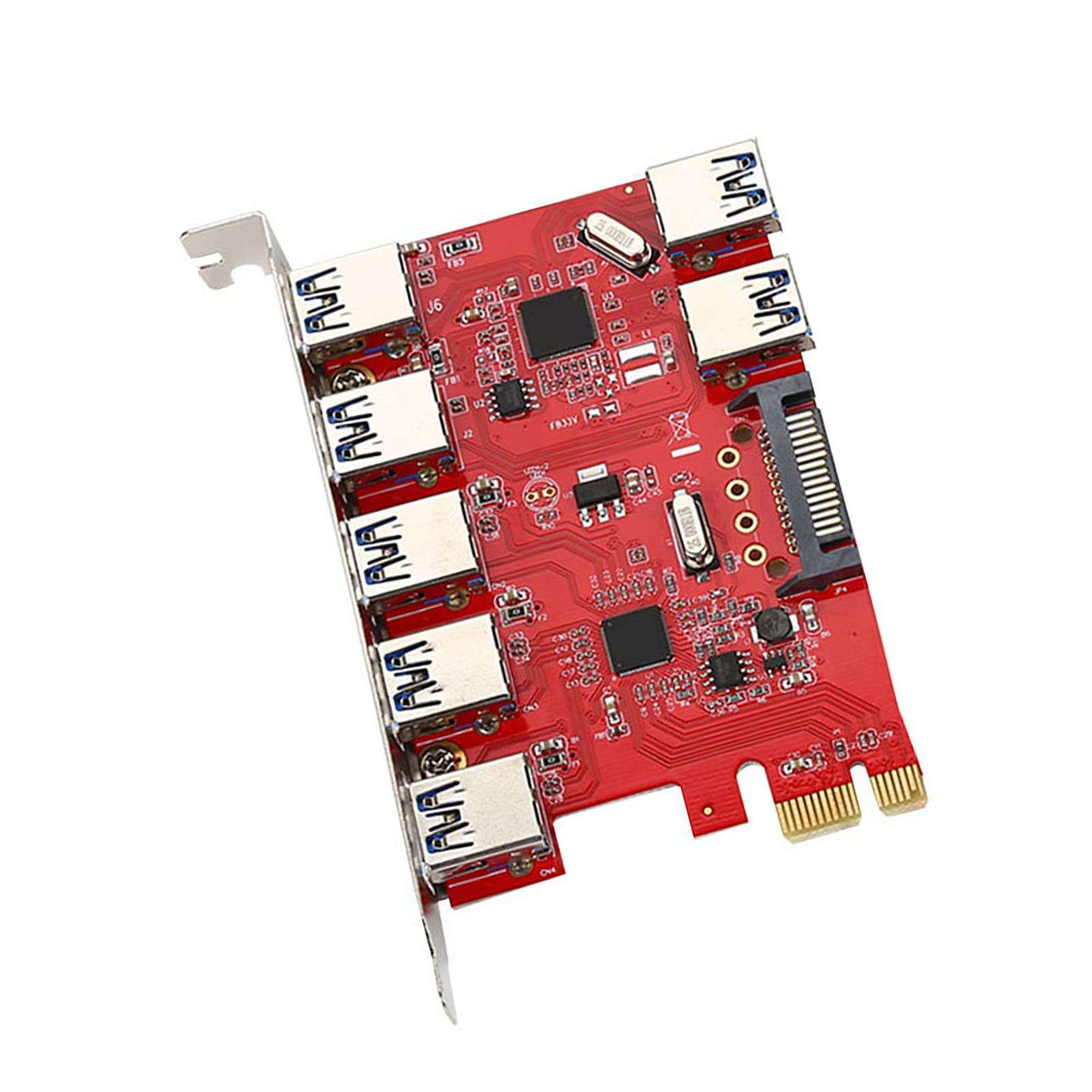 SuperFast USB 3.0 PCI to USB Converter Adapter with RJ45 1Gbps Transmission Rate, Ideal for Building or Upgrading Your Computer, Plug and Play for Multiple Interface 1