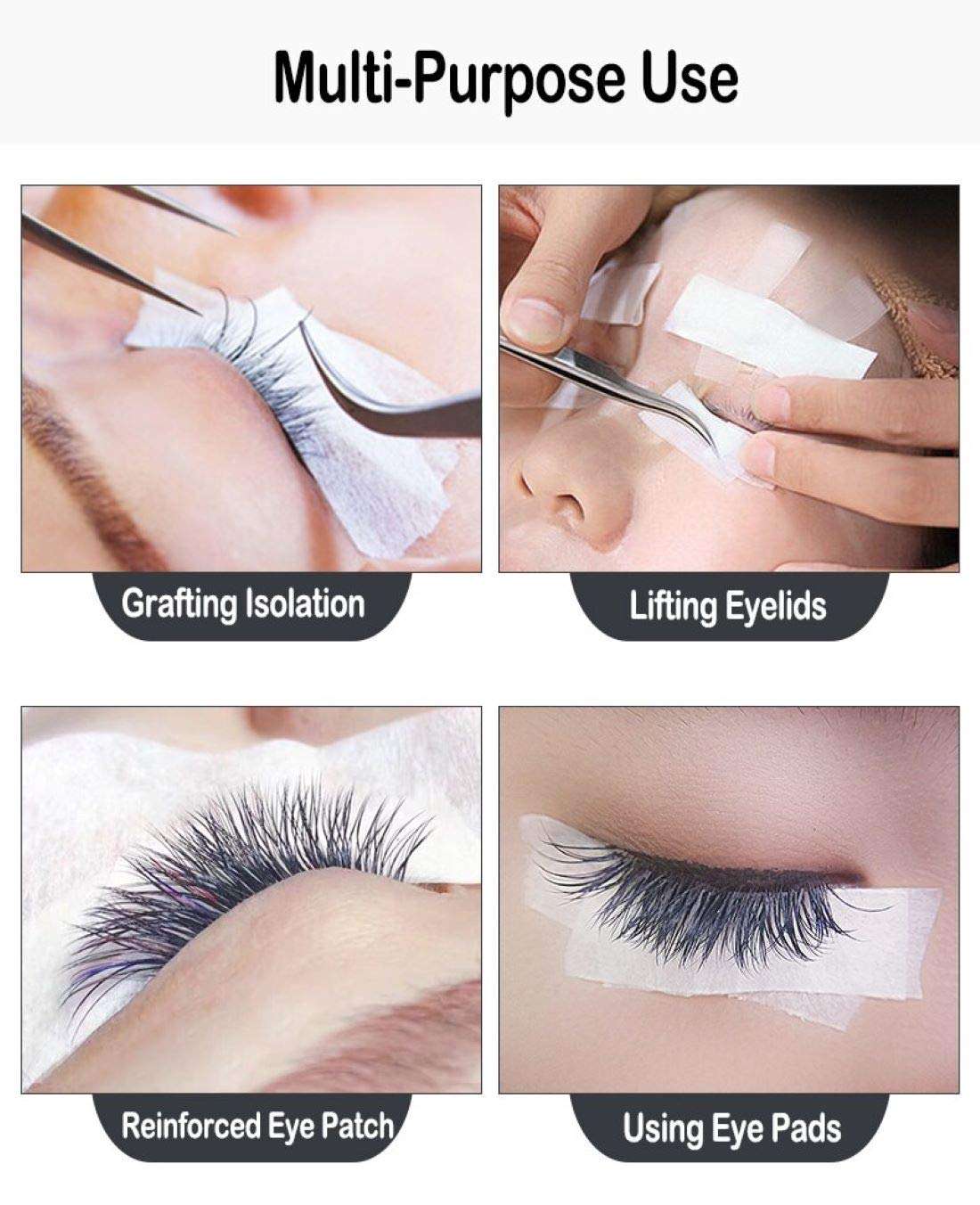 Digital Shoppy Medical Tape/White Silk Paper Under Patches Eyelash Extension Supply Eyelash Extension Tape (Non-woven fabric, 9m) 5