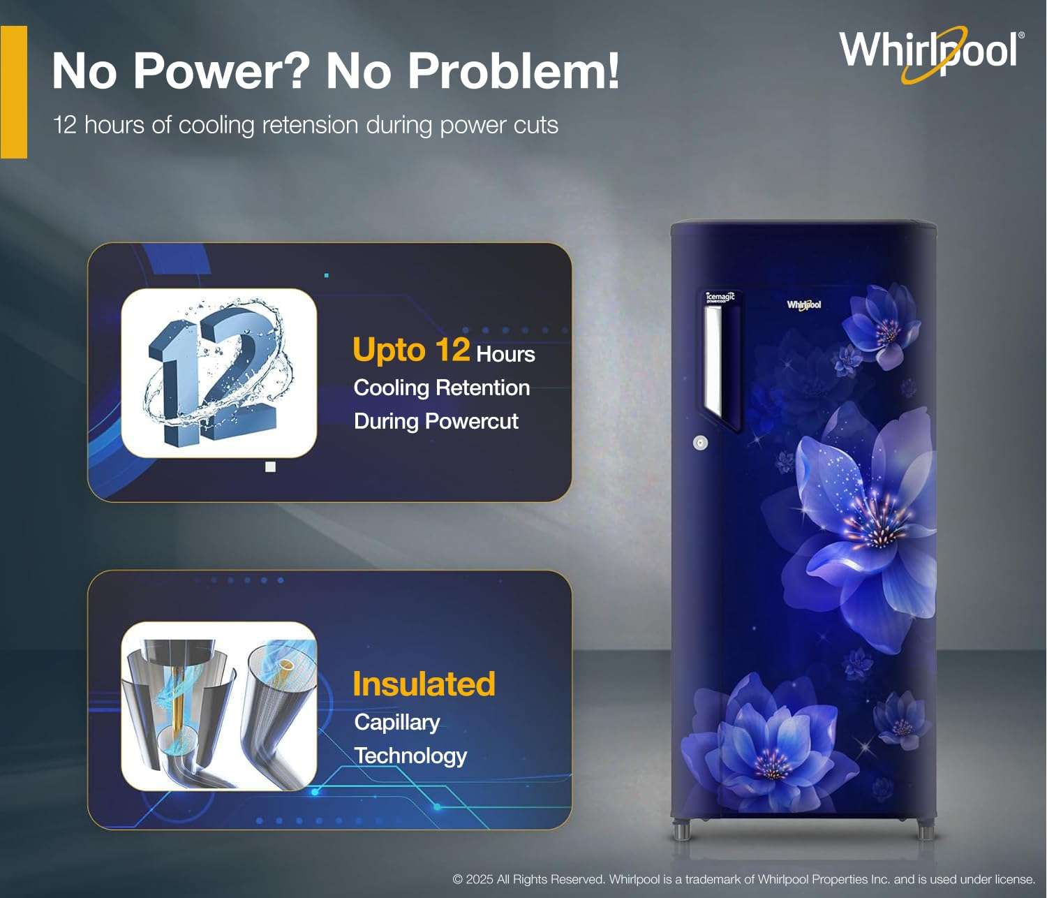 Whirlpool 192 L 4 Star Icemagic Powercool Direct-Cool Single Door Refrigerator (215 IMPC PRM 4S SAPPHIRE MULIA-Z) 5