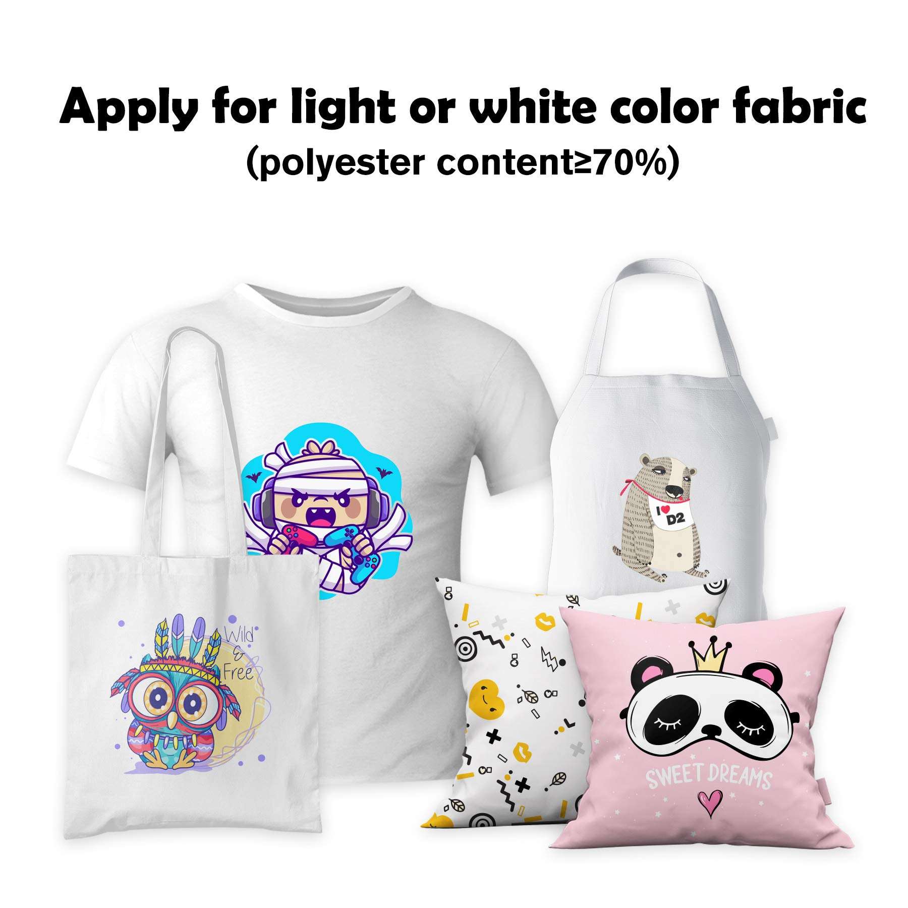 A-SUB Sublimation Paper 3.5x9 Inch for DIY Unique Christmas Gifts Compatible with Inkjet Printer which Match Sublimation Ink 100 Sheets 2