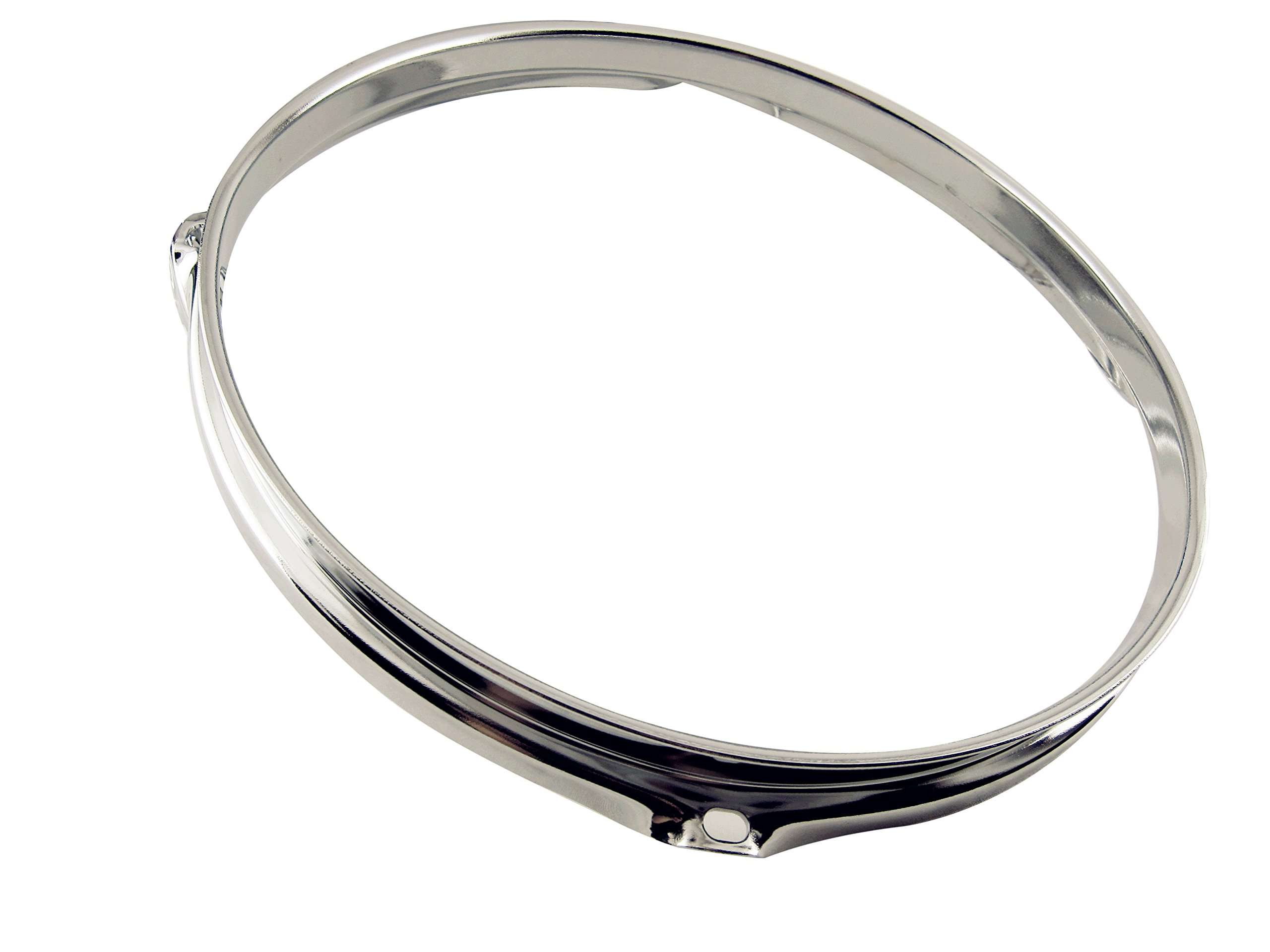 Goedrum 1PC 6 Inch 4 Hole Tom Drum Hoop/Drum Rim 6 Inch 4-Lug/Chrome