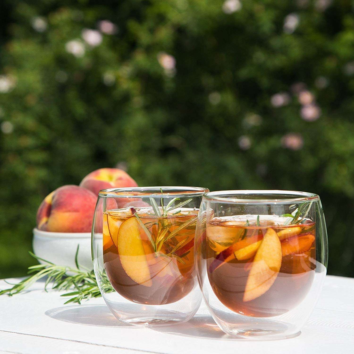 Raghavendra Sarkar® Double Wall Glass 250Ml Set of 2 Double Layer Tea & Coffee Cup Double Walled Glass Mugs for hot & Cold Drinks Coffee Tea Milk cappuchino Juice (250 Ml Tumbler; Set of 6) 3