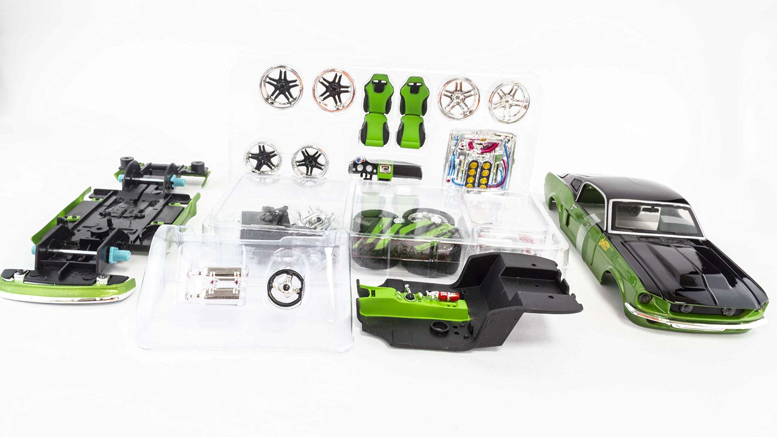 Maisto 1:24 Scale All Star Assembly Line 1967 Ford Mustang GT Diecast Model Kit - Colors May Vary 3