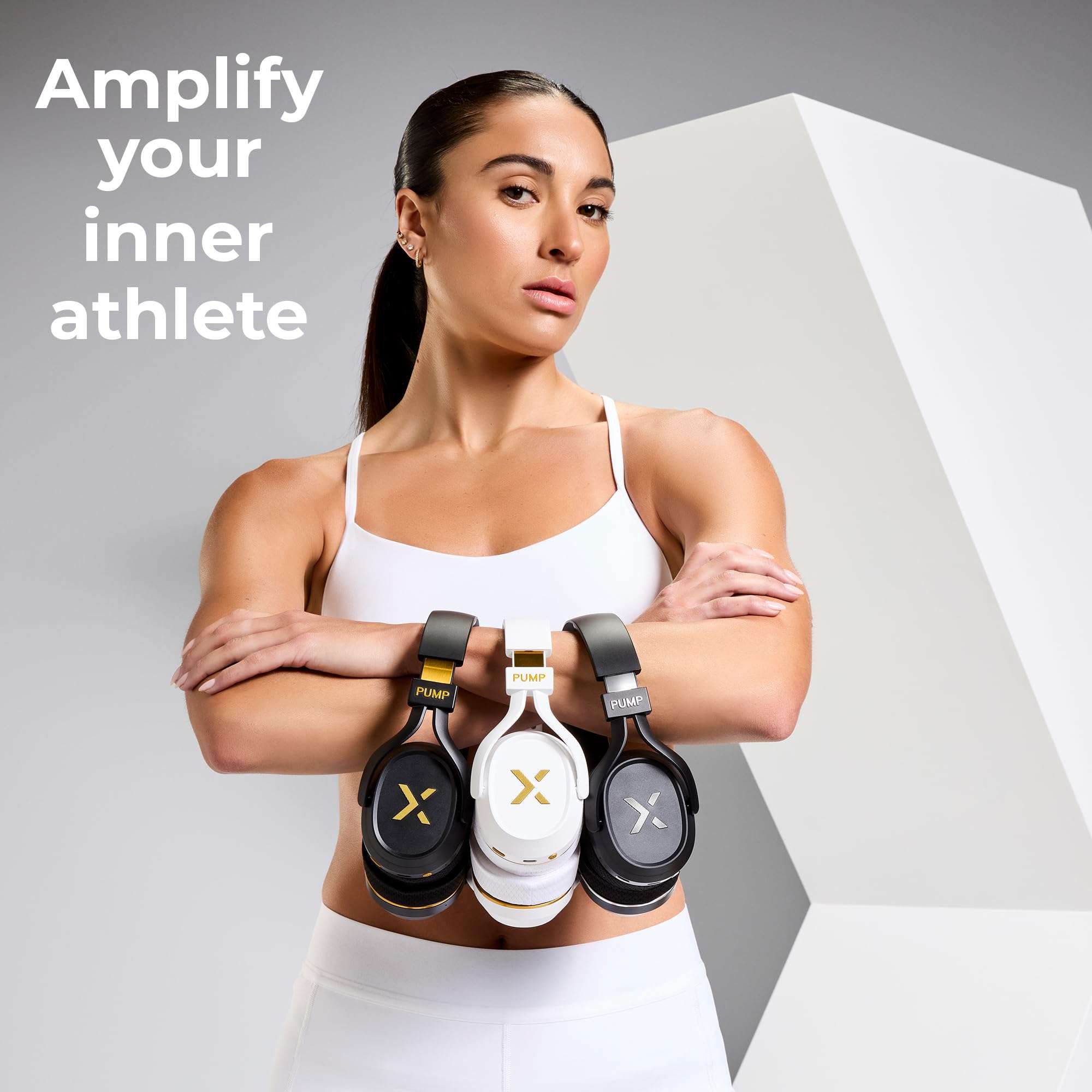 BlueAnt Pump X - The Gym Headphones | Sports Headphones | Cushioned & Cooling Ear Pads | (ANC) Active Noise Cancelling/Advanced Transparency | Wireless | Up to 58hr Play Time (Black | Silver) 5