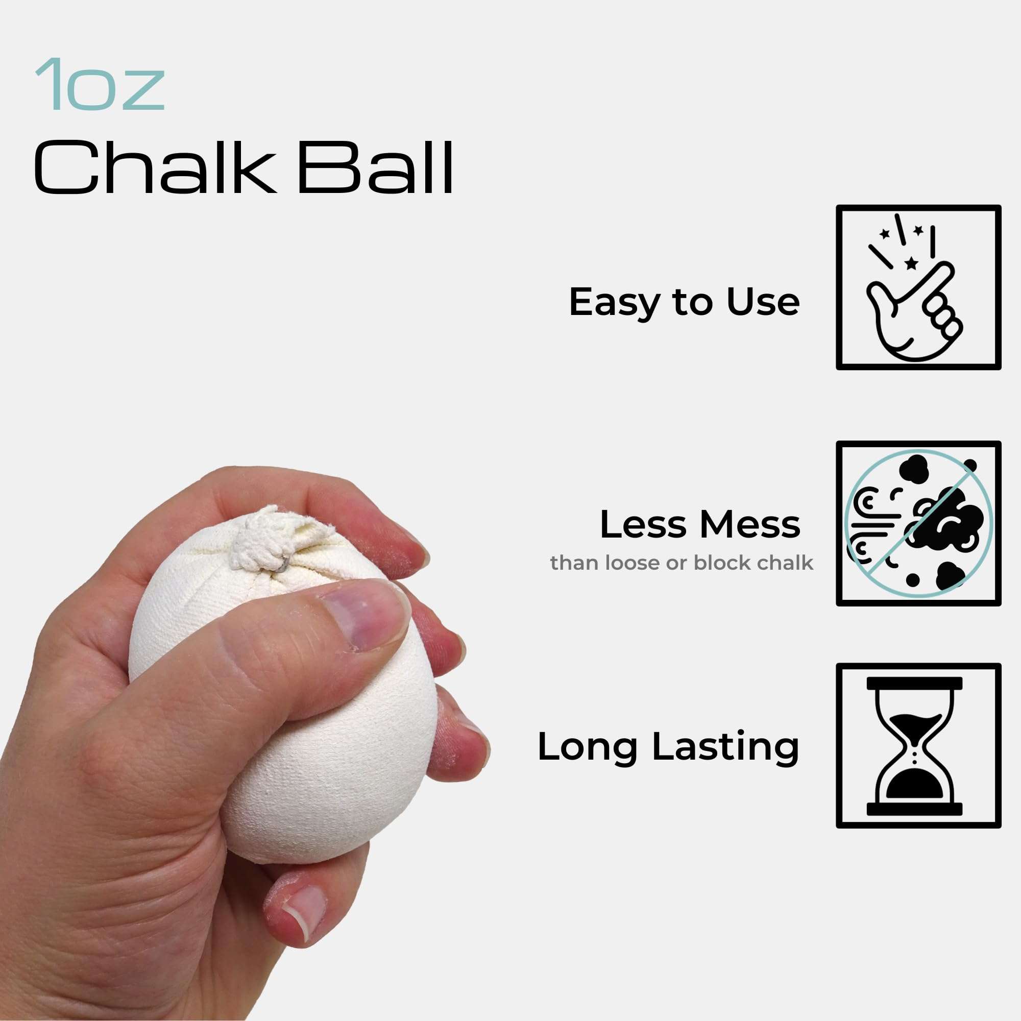 Z-Athletic Chalk Ball for Gymnastics, 1oz Chalk Ball (2 Count) 4