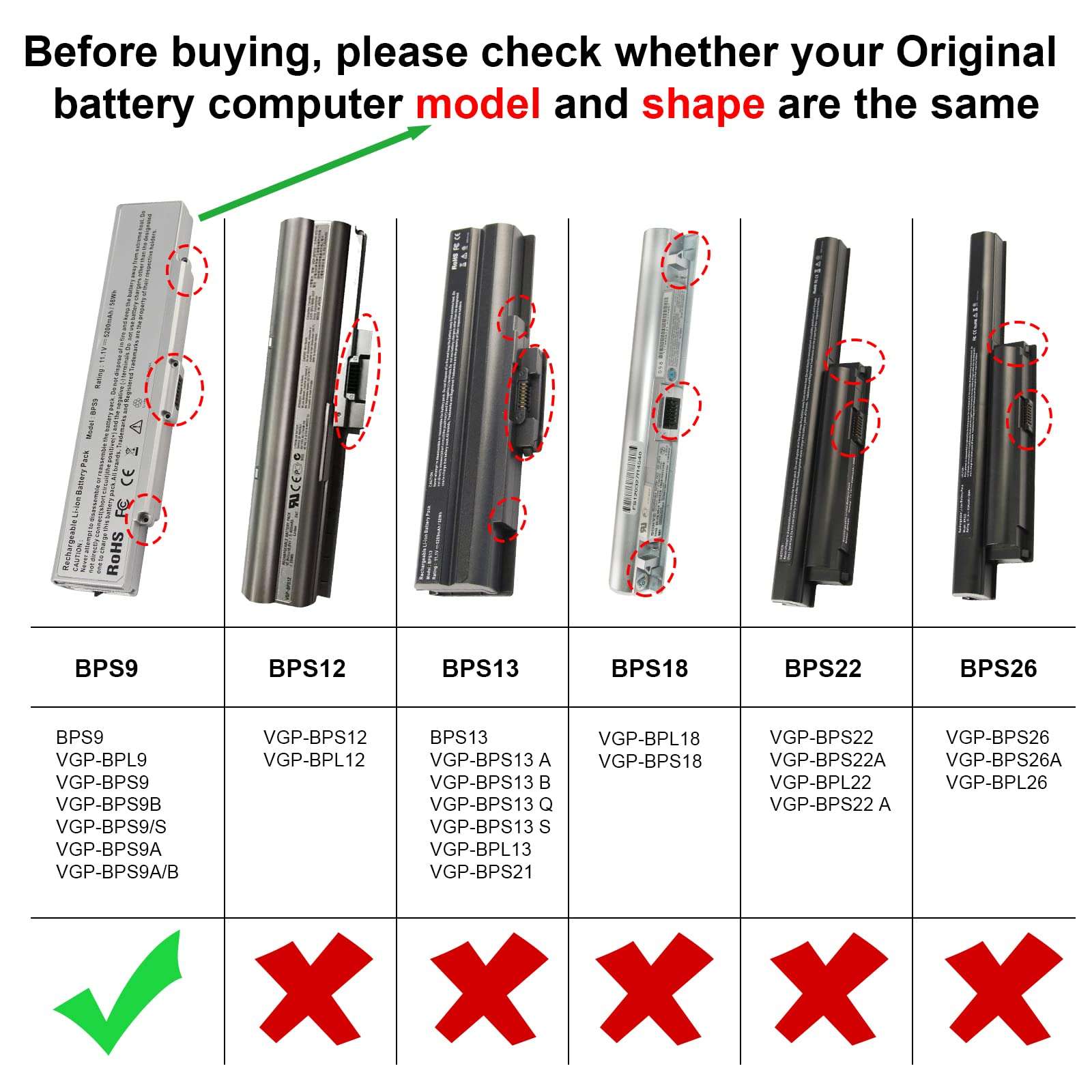 Fancy Buying Laptop Battery for Sony VAIO PCG VGN-AR VGN-NR VGN-SZ VGN-CR Series, fits P/N BPS9 VGP-BPL9 VGP-BPS9 VGP-BPS9/B VGP-BPS9/S VGP-BPS9A VGP-BPS9A/B (Silver 11.1V 5200mAh) 2