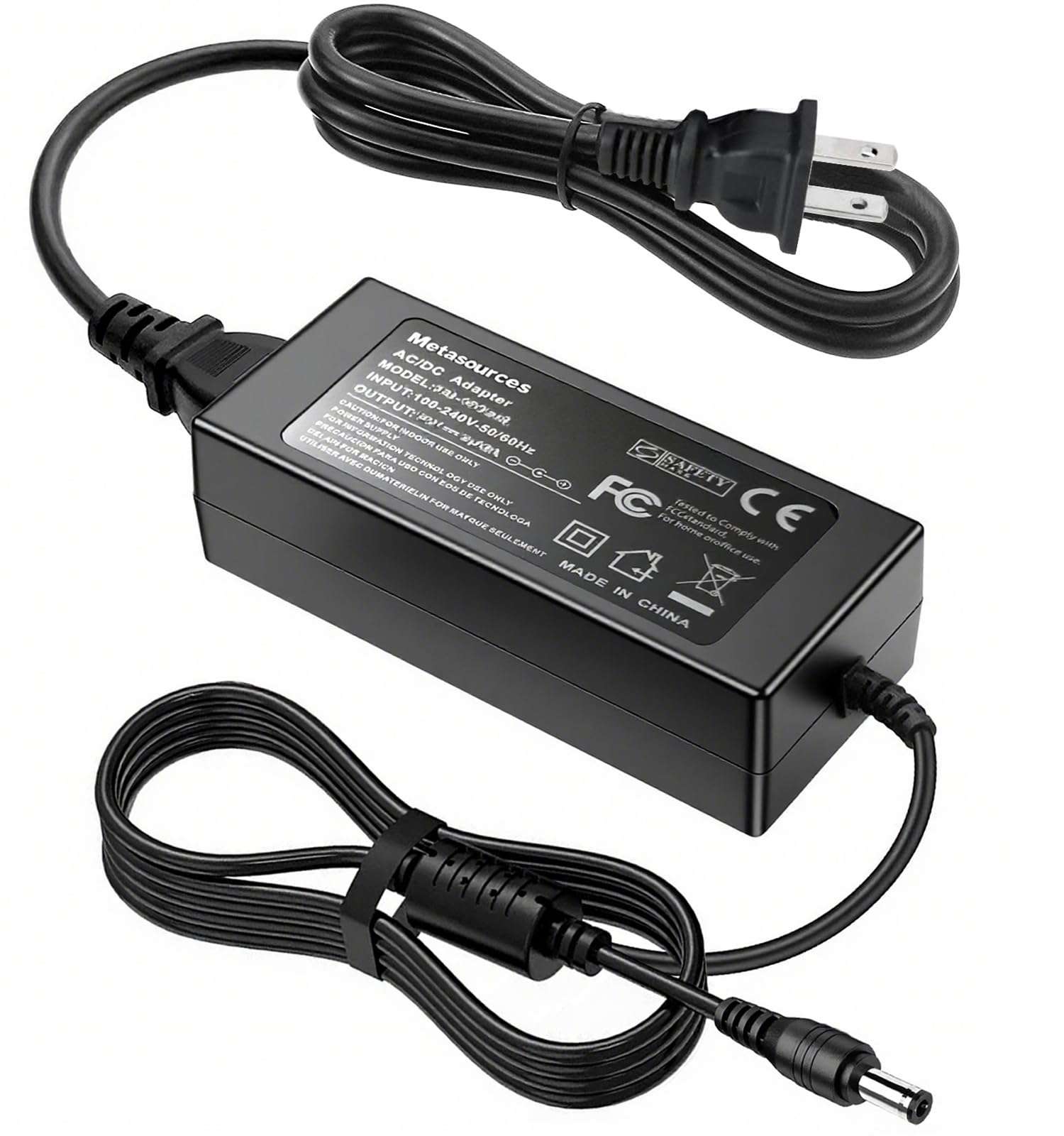 Metasources 24V AC/DC Adapter Compatible with JBL Boombox 2 Boombox2 by Harman Wireless Portable Bluetooth Speaker Input 24 V DC 4.2A Power Supply Cord Battery Charger