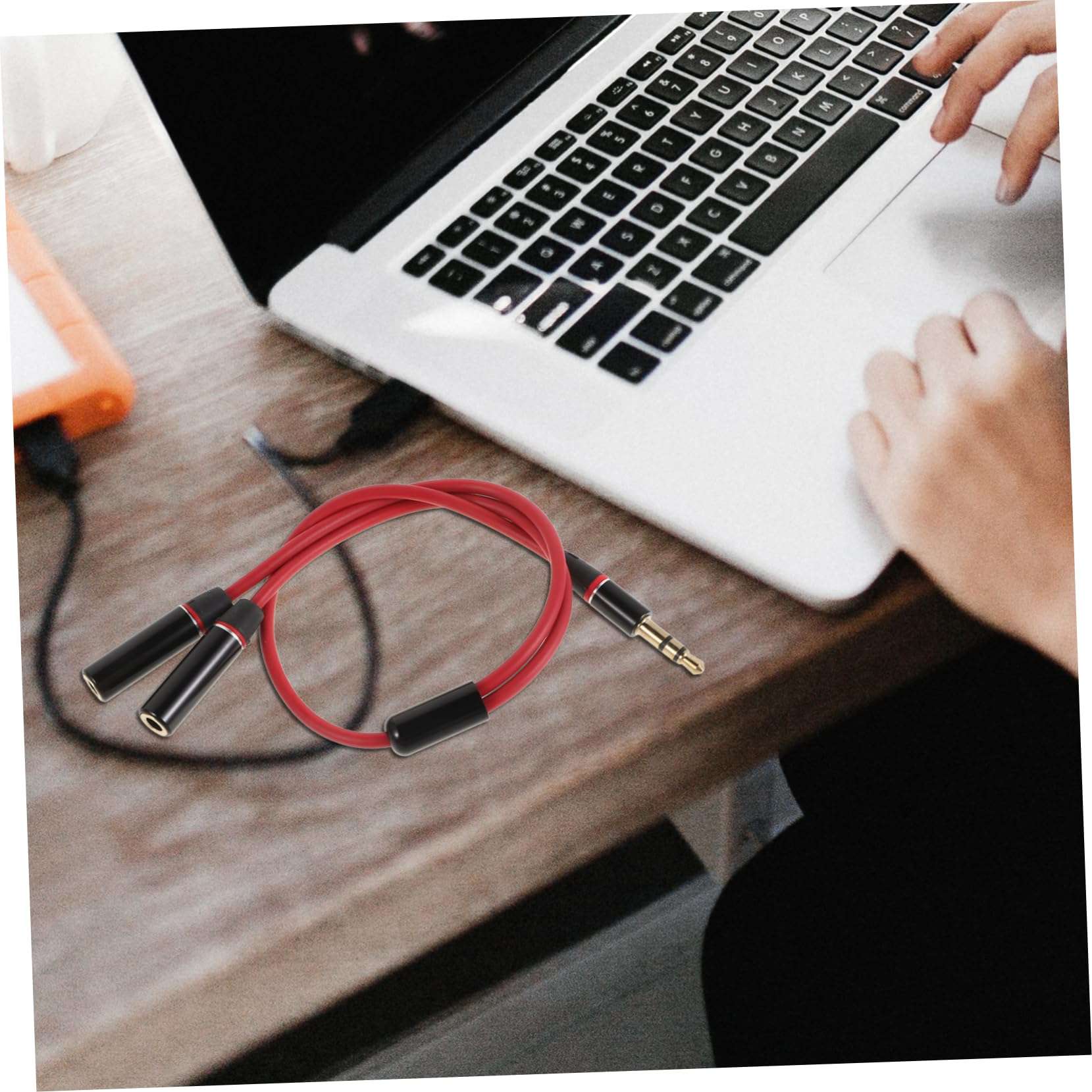 Totority Audio Extension Cable Splitter Dual Headphone Adapter Male to Female Audio Equipment Adapter Cable for Headphones and Microphone 1pcs 6