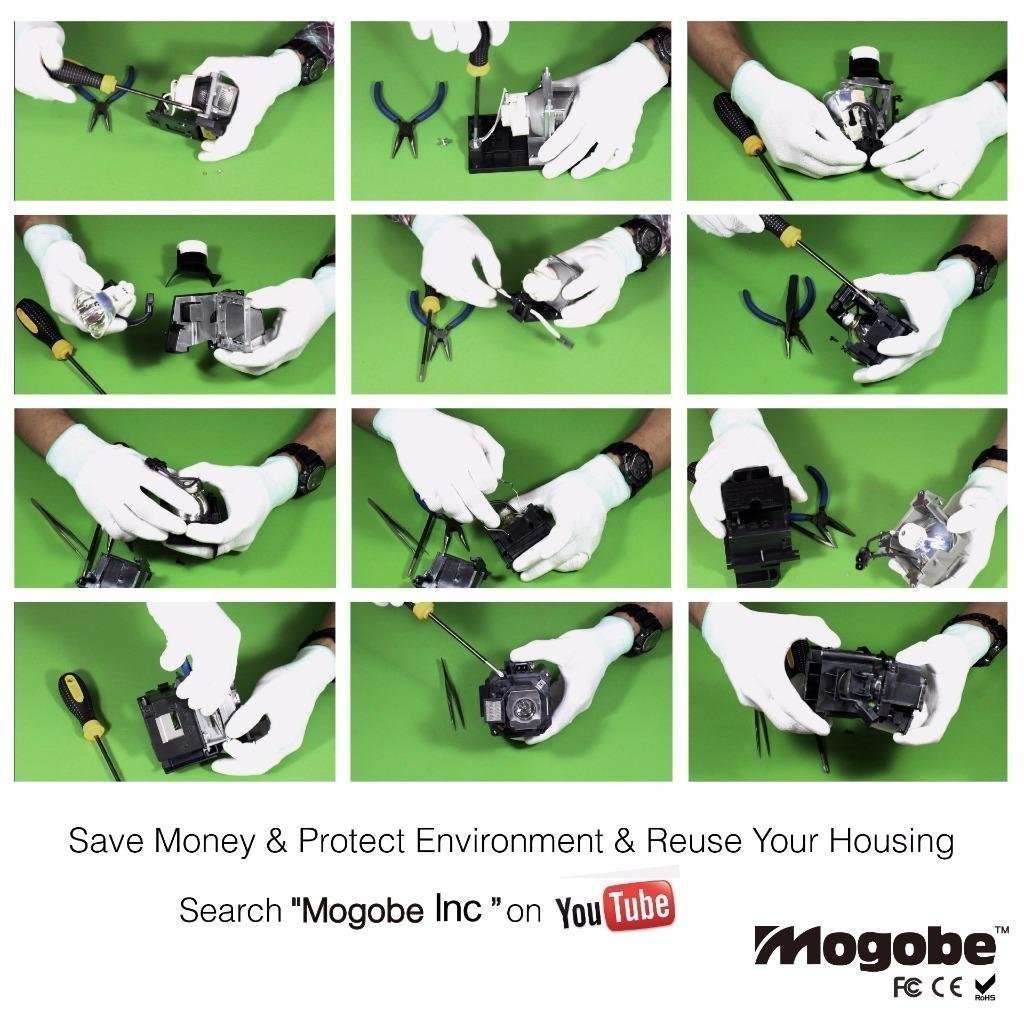for NP27LP Compatible Projector Lamp with Housing for NEC M282X M282XS NP-M282XS by Mogobe 6