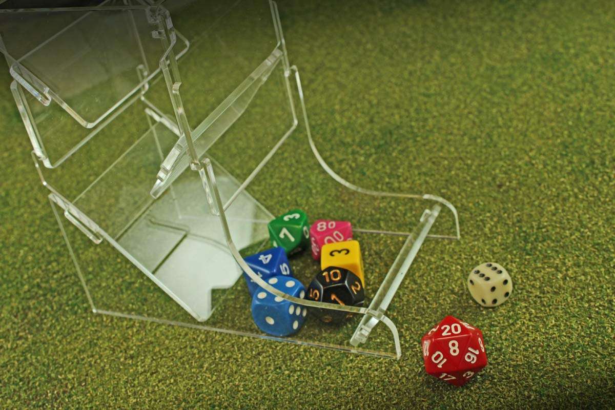 LITKO Dice Tower | Dice Roller | Dice Tumbler | Dice Boot | TTRPG | Board Games (Purple) 2