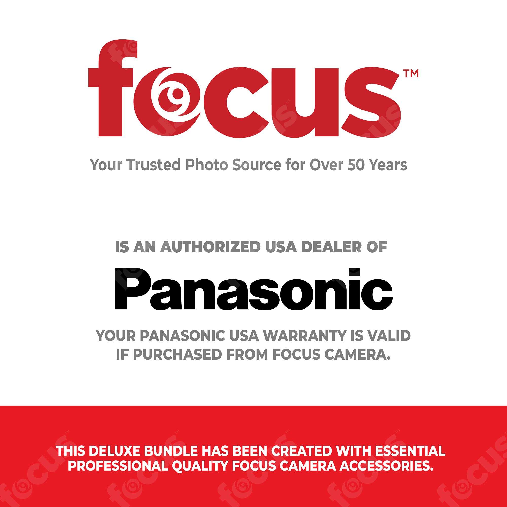 Panasonic LUMIX G7 Mirrorless Camera (Silver) with Lens and Accessory Bundle 2