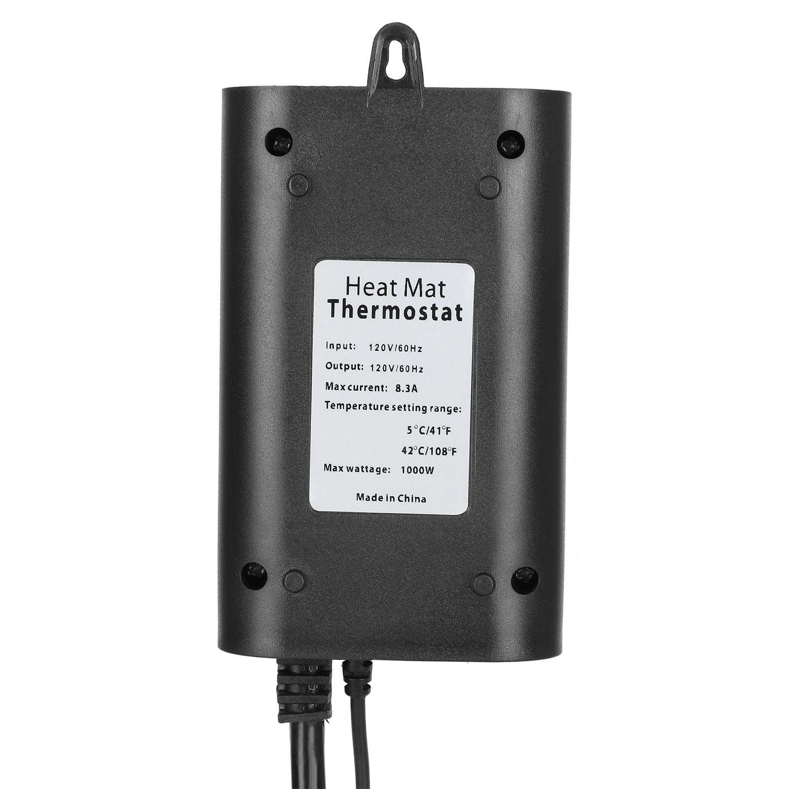 Thermostats, Temperature Controller, Multifunction Digital Accurate LCD for Home Brewing Temperature Regulator Seed Germination 120V US Plug 4