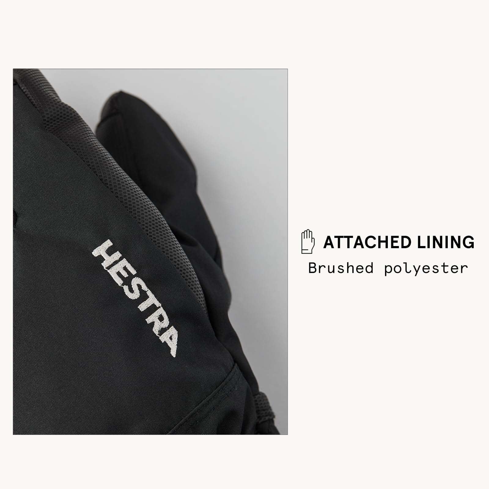 Hestra Gauntlet CZone Junior Glove - Waterproof, Insulated Kids Glove for Skiing, Snowboarding and Playing in The Snow - Black/Graphite - 6 6