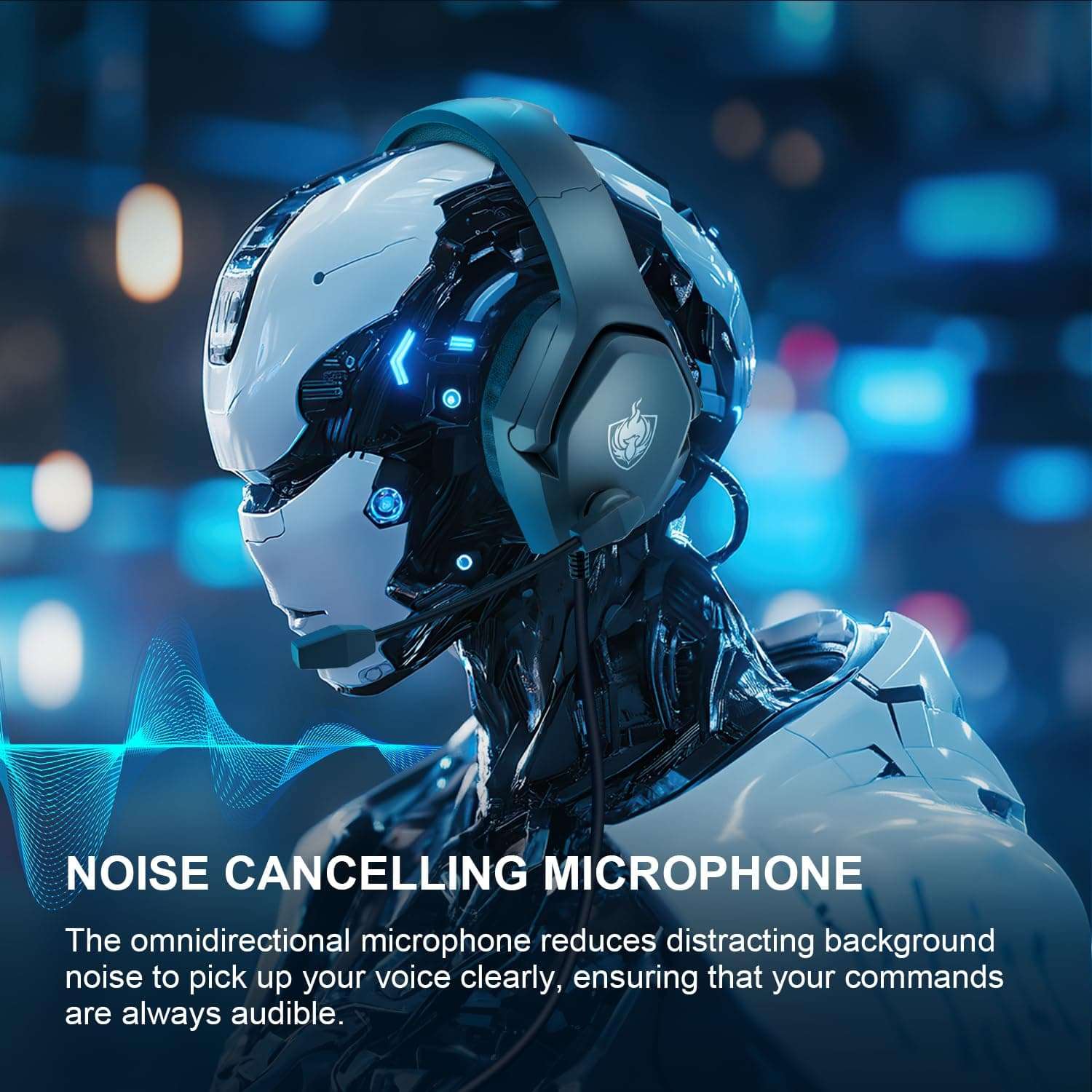 PHOINIKAS Gaming Headset for PC, Ps4, Ps5, Xbox Headset with 7.1 Stereo Sound, Gaming Over Ear Headphones with Noise Cancelling Mic, 3.5mm Wired Gamer Headsets for Xbox Series X/S, Switch (Grey) 6