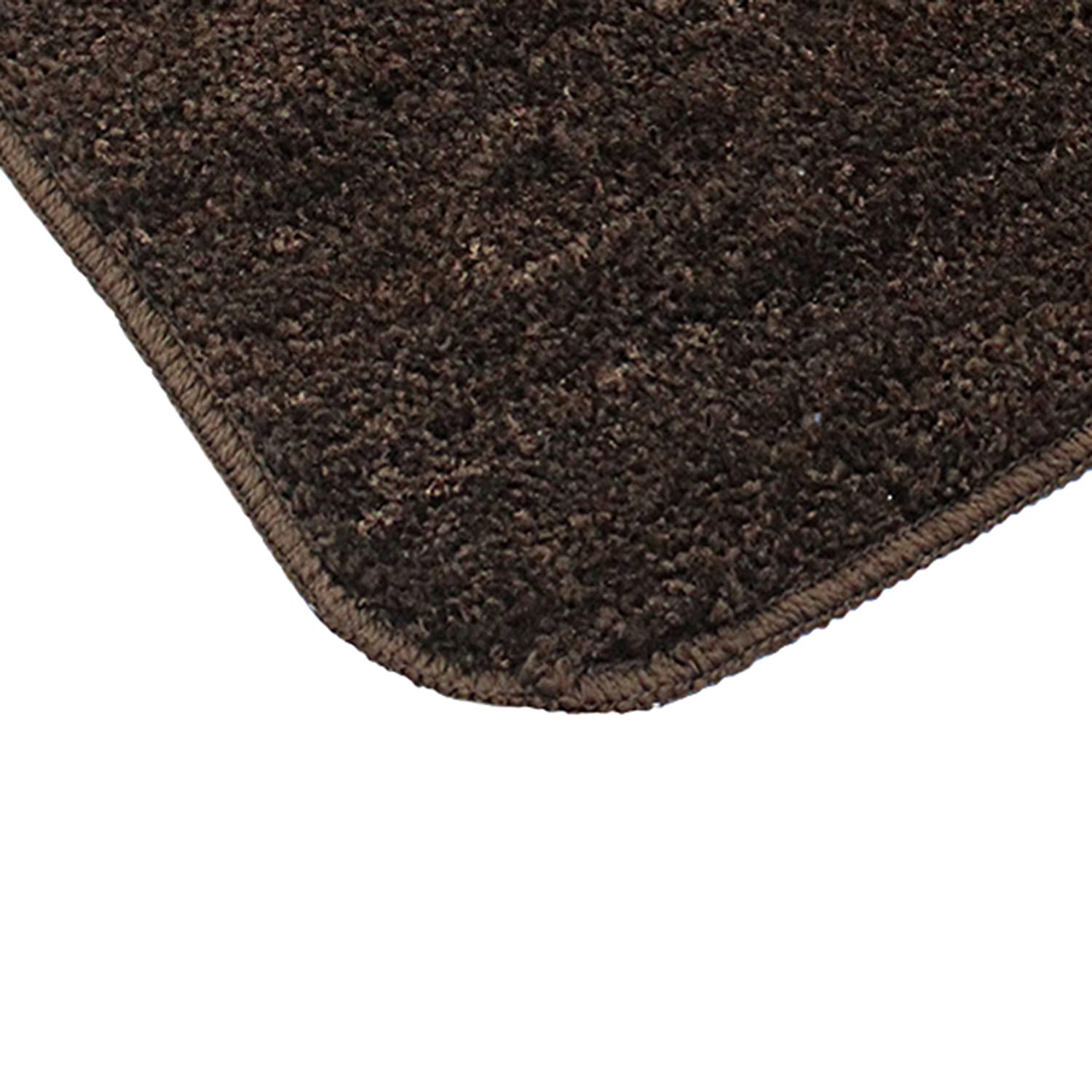 Amazon Brand - Solimo Microfibre Anti-Slip Bathmat, Solid, (Brown, 45cm x 70cm) Set of 2 5