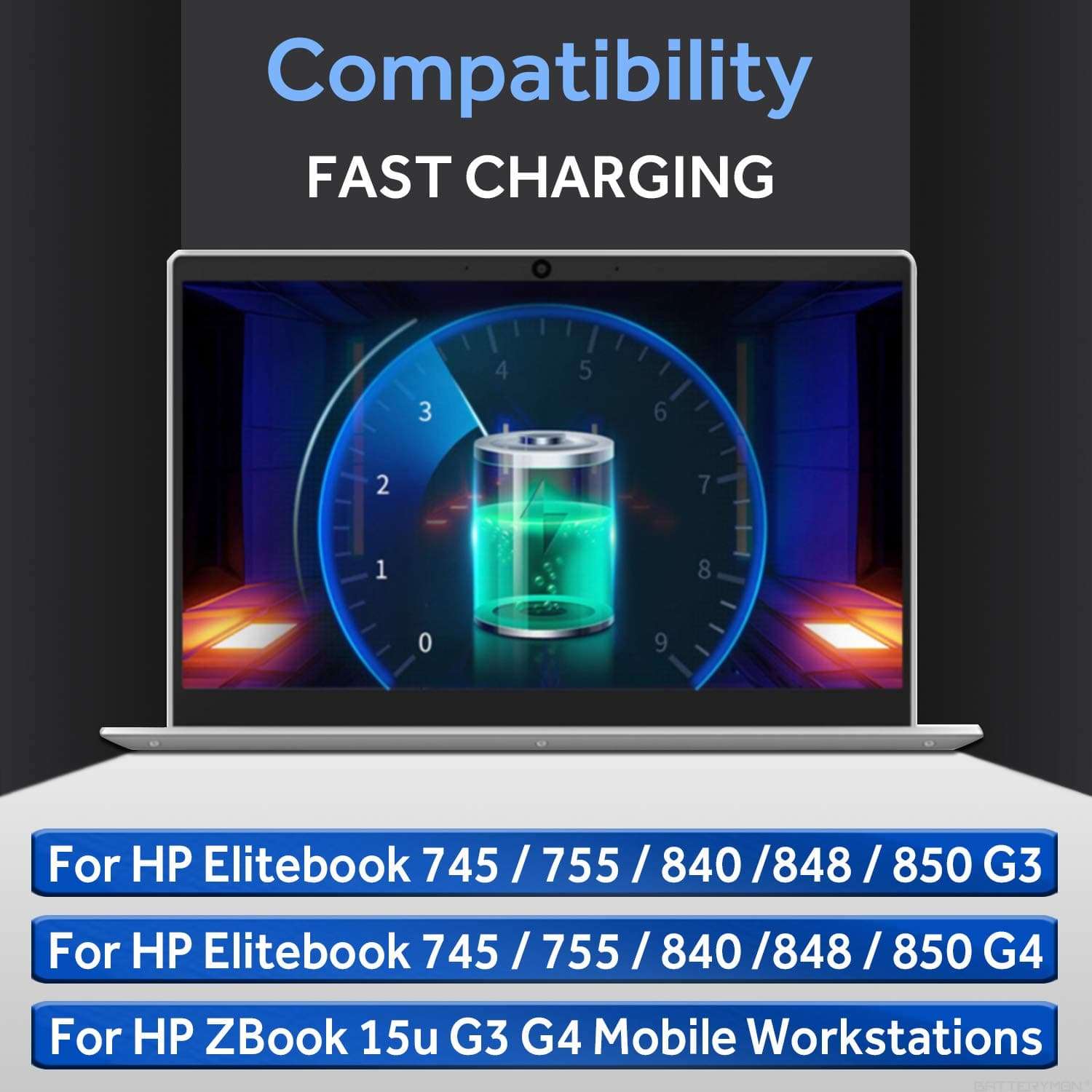 CS03XL Laptop Battery Compatible with HP EliteBook 745 840 755 848 850 G3 G4, ZBook 15u G3 G4 mt42 mt43 Series Mobile Workstations CS03046XL HSTNN-UB6S HSTNN-IB6Y 800231-141 800513-001 800231-1C1 4