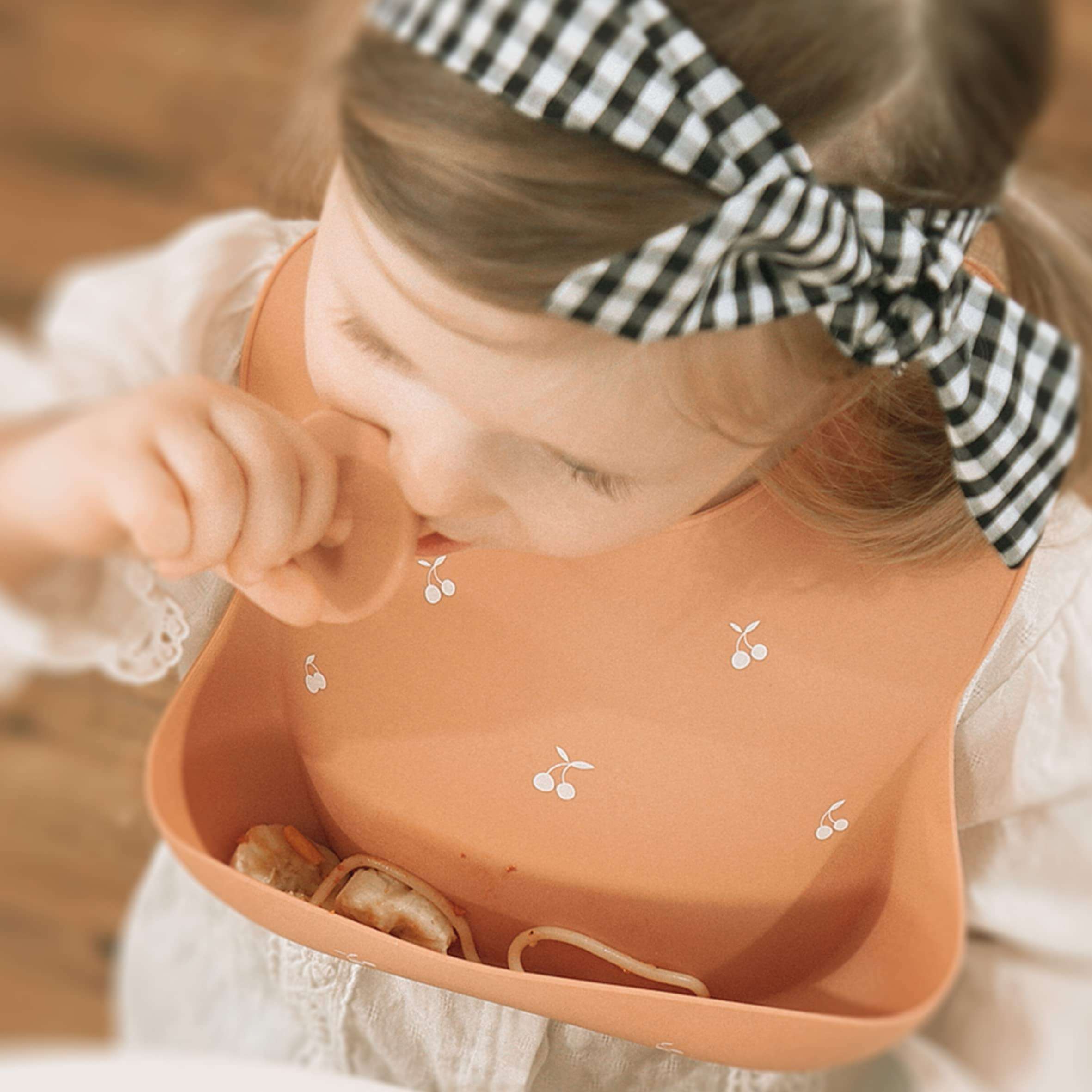 Moonkie Silicone Baby Bibs Set Of 2 | BPA Free Waterproof | Soft Flexible Adjustable Silicone Bibs for Babies & Toddlers(Muted/Misty Purple) 4