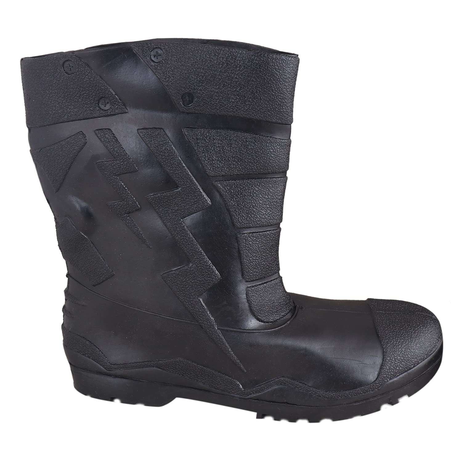 Creations Garg Gum Bhoot Safety Shoes Men's & Boy's (Black) 3