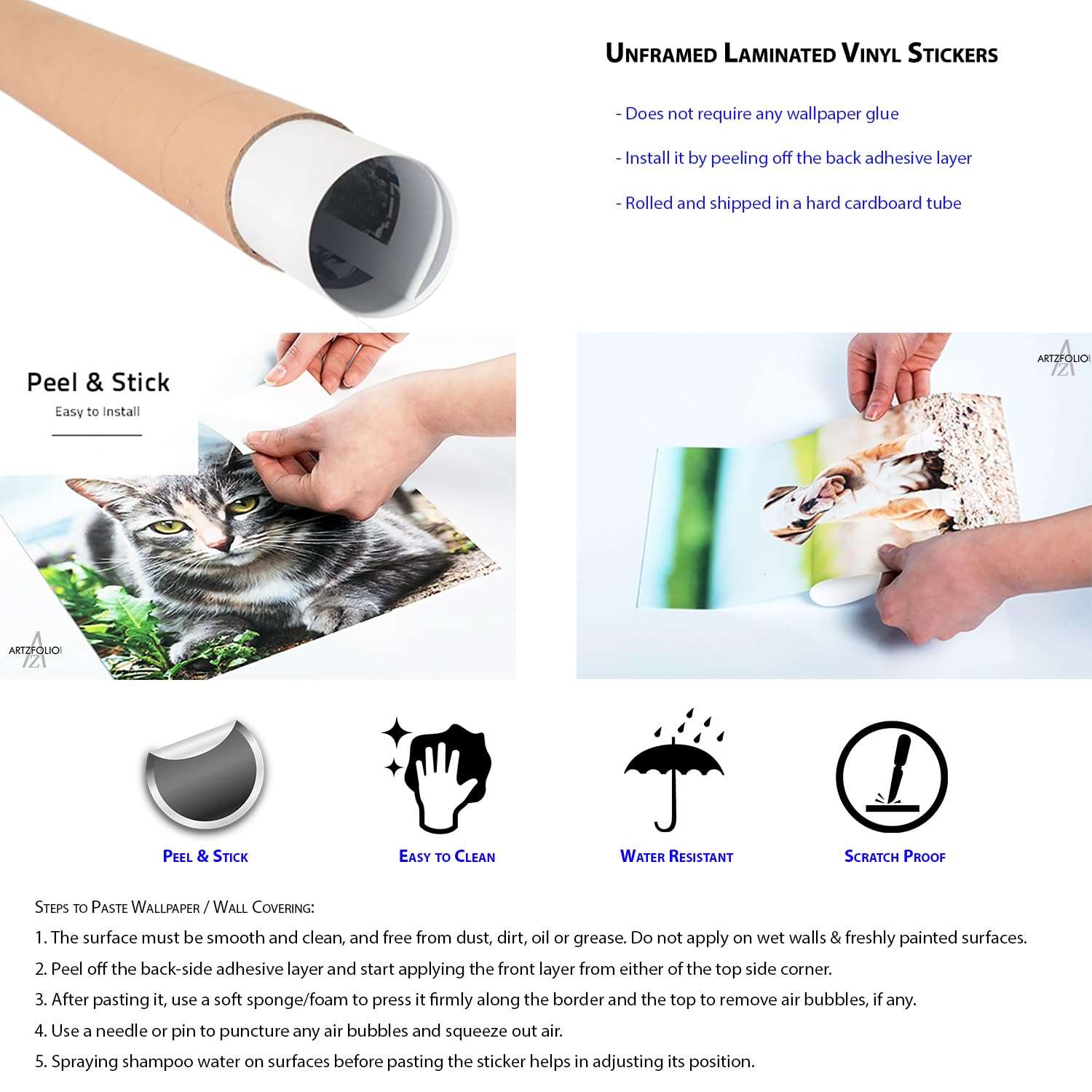 Pitaara Box Fire Dancing | Peel & Stick Vinyl Wall Sticker for Bedroom & Living Room | 16 x 16 inch (41 x 41 cms) 6