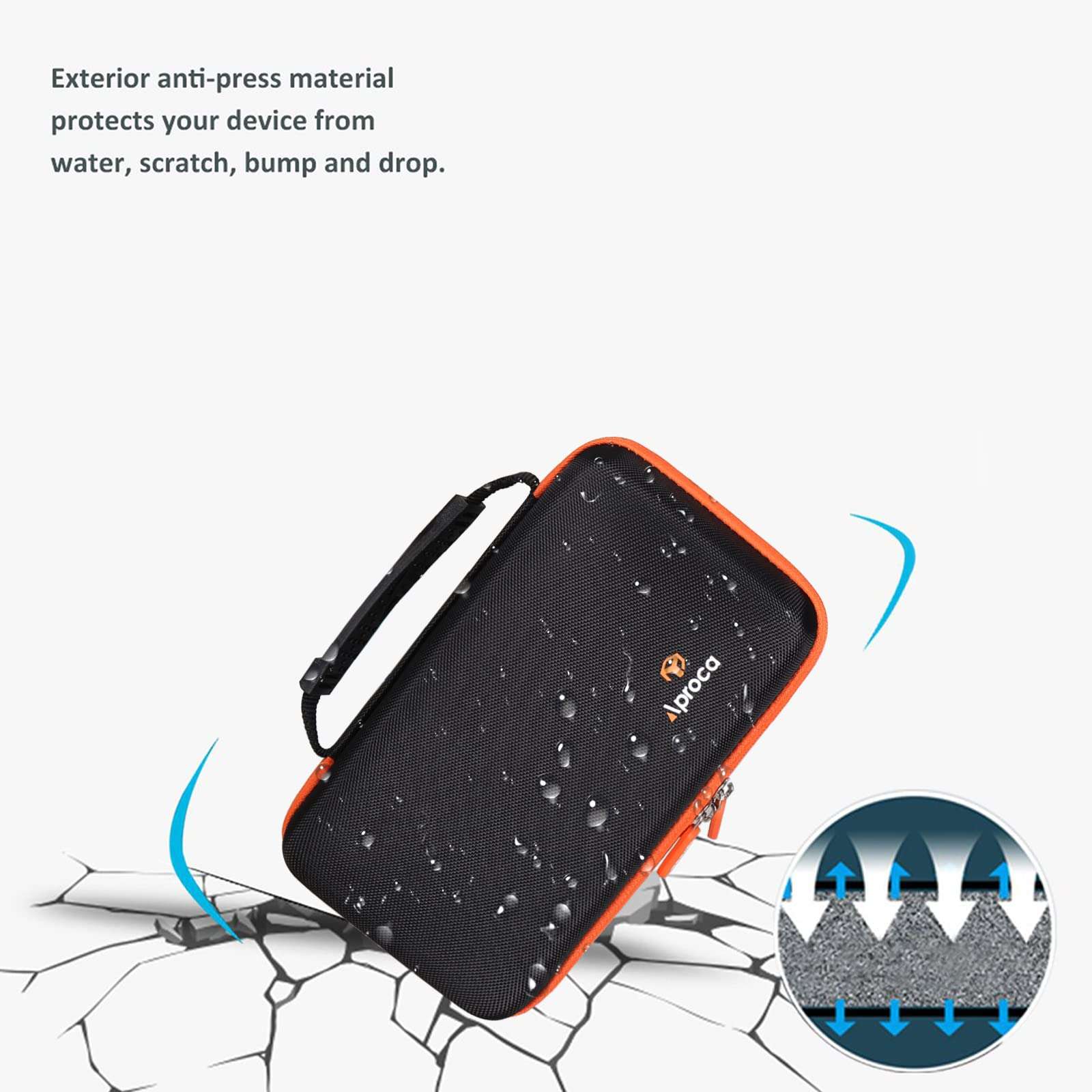 Aproca Hard Travel Storage Carrying Case for Klein Tools ET310 AC Circuit Breaker Finder 6