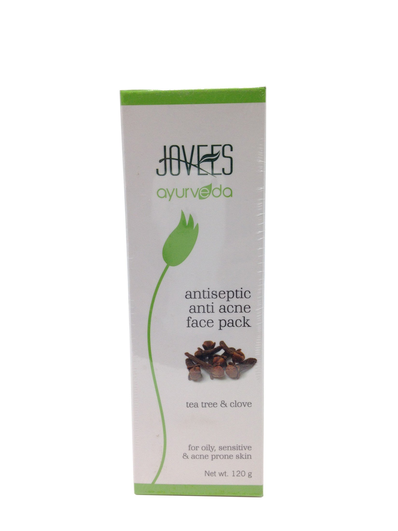 Jovees Face Pack - Tea Tree and Clove, 120g Pack