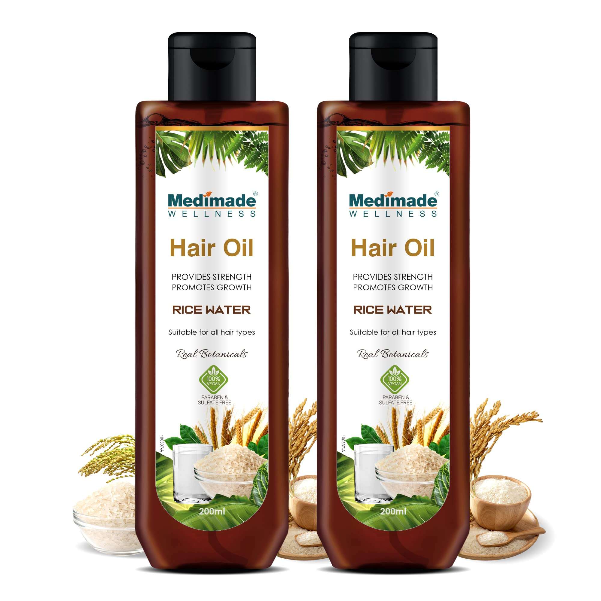 Medimade Rice Water Hair Oil - Pack of 2 1
