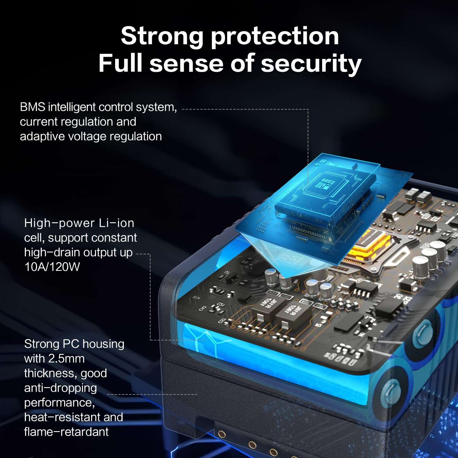 Beillen Mini V-Lock Battery with D Tap/USB C/USB A/BP, 4900mAh 72Wh 14.52V Maximum Load 100W/10A，V Lock Battery Supports 45W Fast Charging for Camera/Monitor/Camcorder/Video Light 5