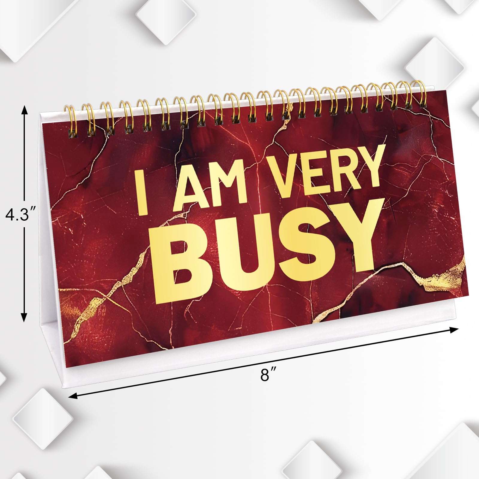 Funny Desk Accessories for Work Funny Desk Signs 30 Flip Snarky Messages Gag Gift for Office Desktop Decor Coworker Colleague Exchange Supplies 4