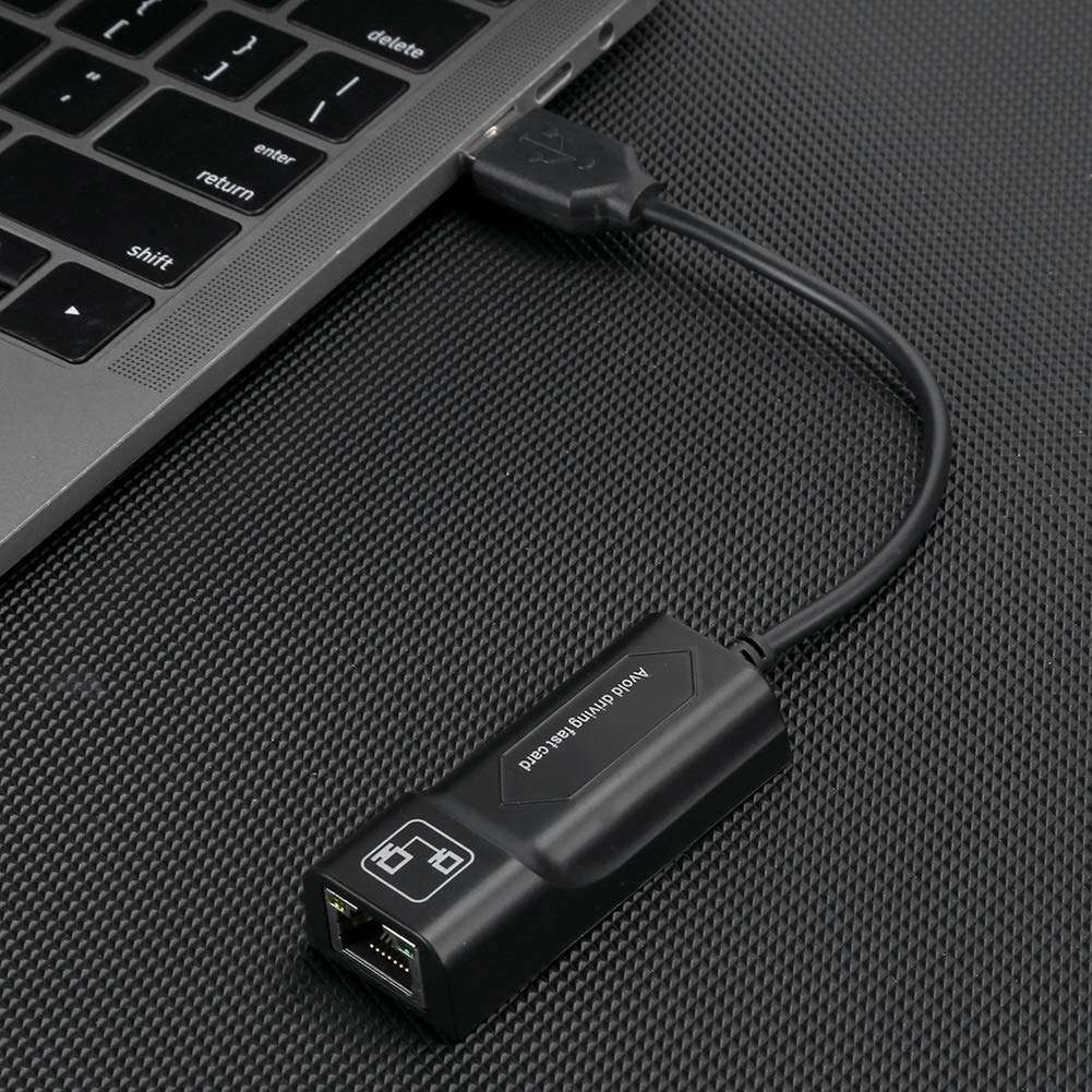Ethernet to USB Adapter, USB to RJ45 Ethernet Adapter Ethernet Adapter USB2.0 to RJ45 Wired Cable Card 10/100 Mbps USB Ethernet Laptop Desktop 8152 Chip 5