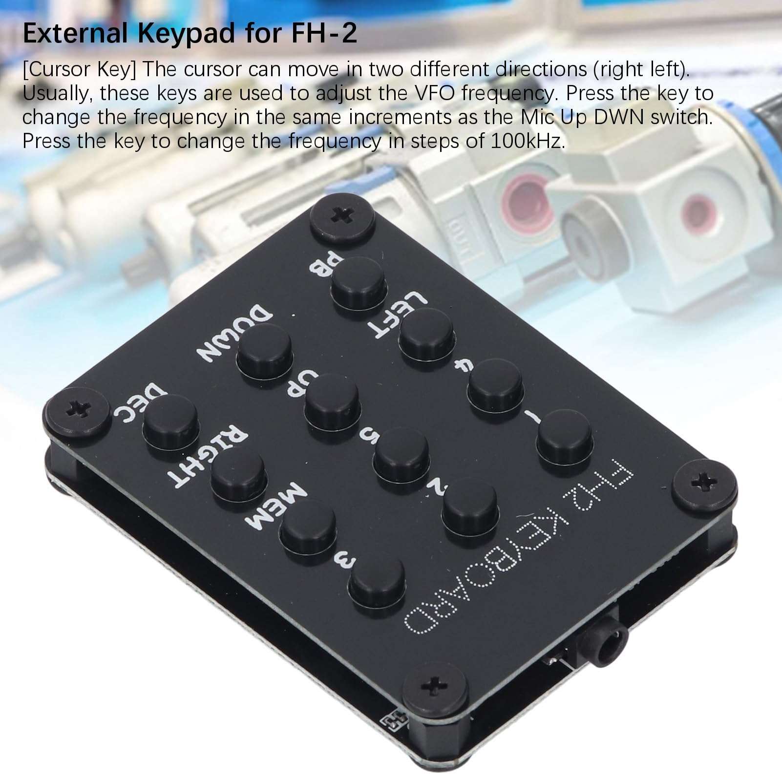 Cordless Number Pads, Numeric Keypad Voice Memory Numpad Keyboard External Keypad Remote Control Keypad for FT -891 FH -2 FT -991A FT - DX3000 FTDX -9000 FT -950 FT -450 FTDX -5000 5