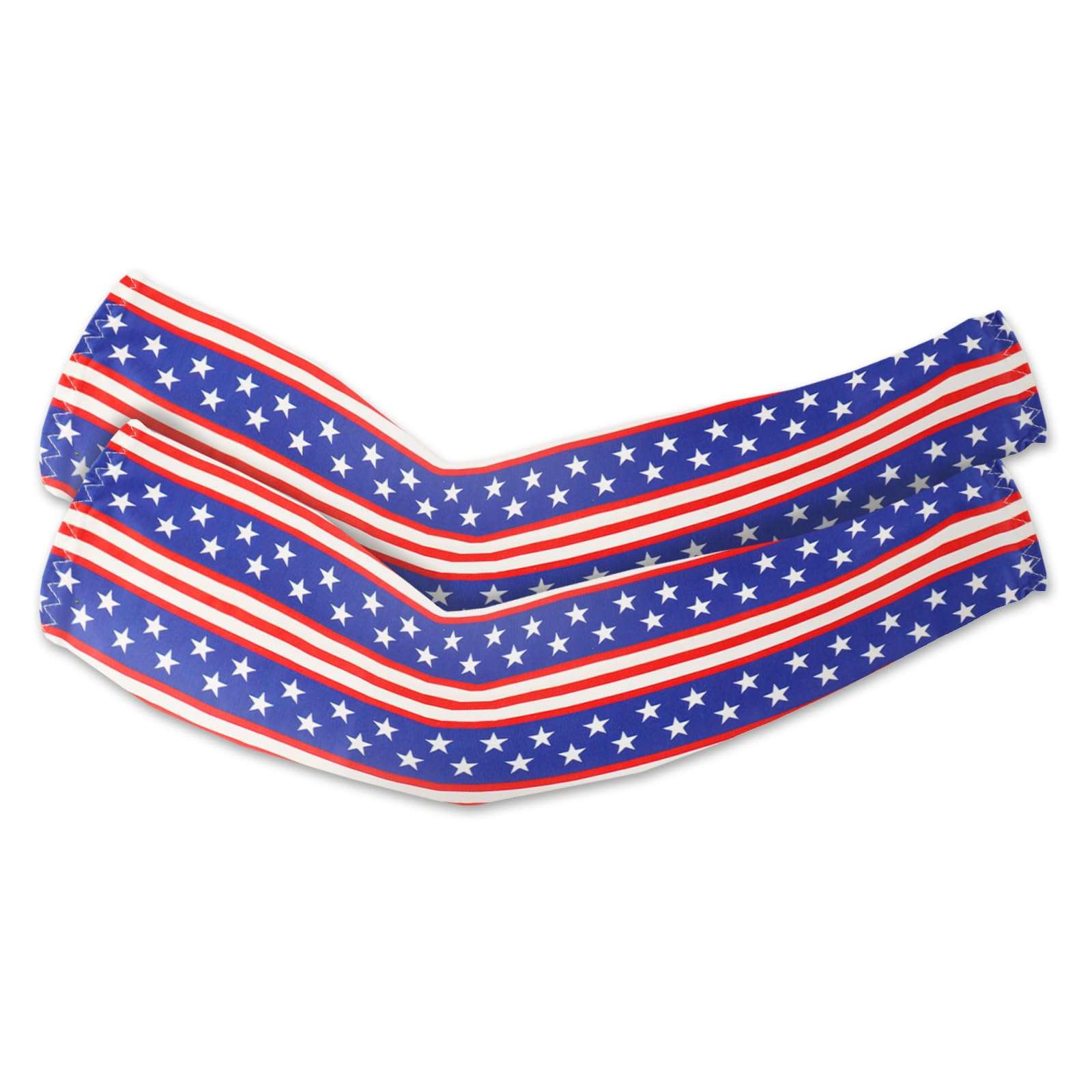 Blinket Labor Day Patriotic Arm Sleeves, USA Flag Cooling Sun Protection Arm Guards for Outdoor Labor, Labor Day Decorations, Unisex Sports Cycling UV Protection Sleeves Style E 1