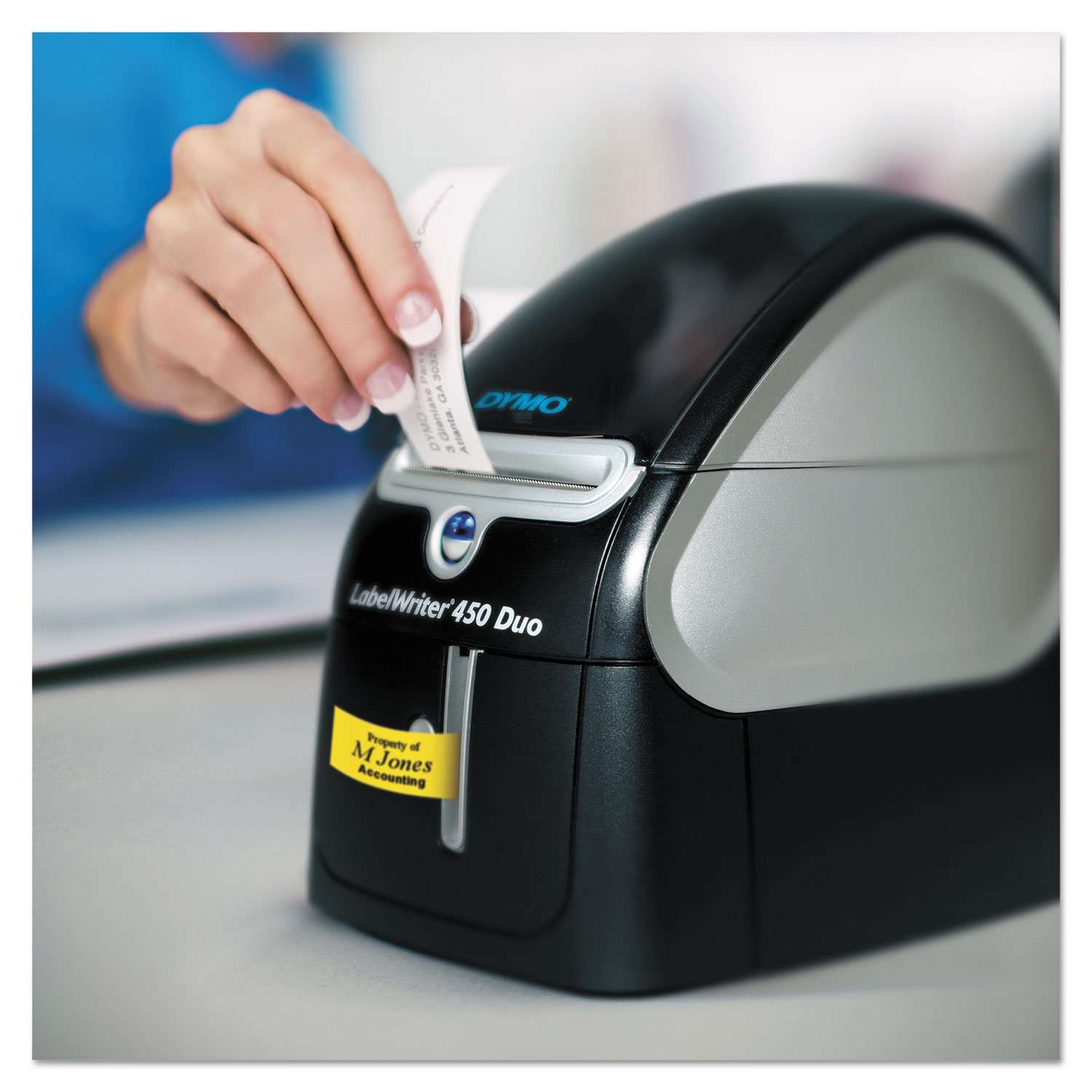 Dymo LabelWriter DUO 300dpi 55 labels per minute Label Printer; 180dpi D1 tape Label Printer (69220) 5