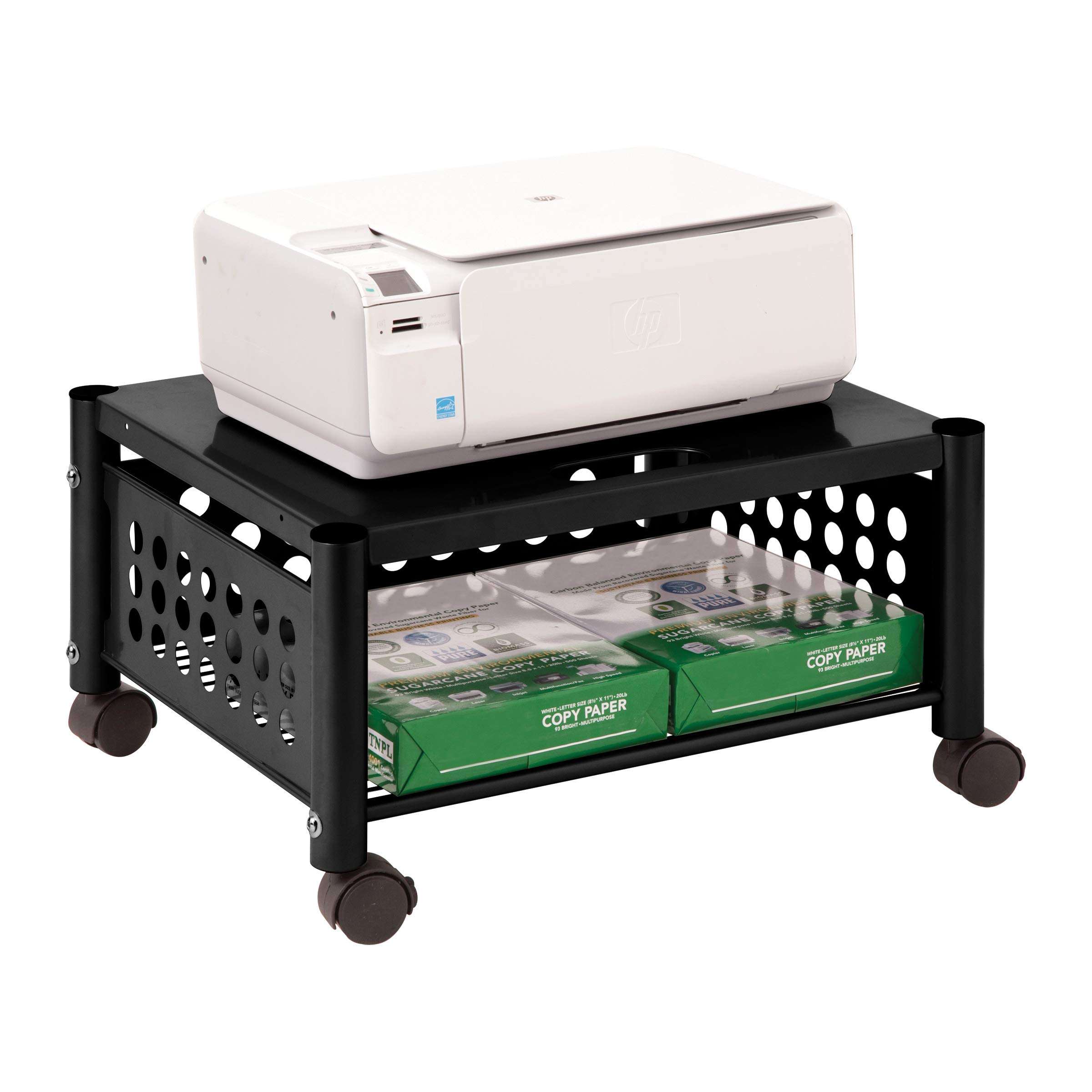 Vertiflex Mobile Underdesk Machine Stand, 21 x 17 x 11 Inches, Black (VF52009)