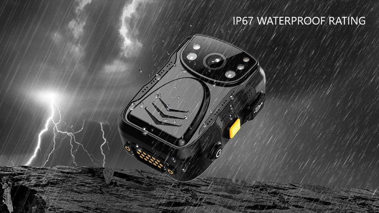 PatrolMaster 1296P UHD Body Camera with Audio, 2 Inch Display, Night Vision, Waterproof, Shockproof, Body Worn Camera with Compact Design, Police Camera (128GB) 5