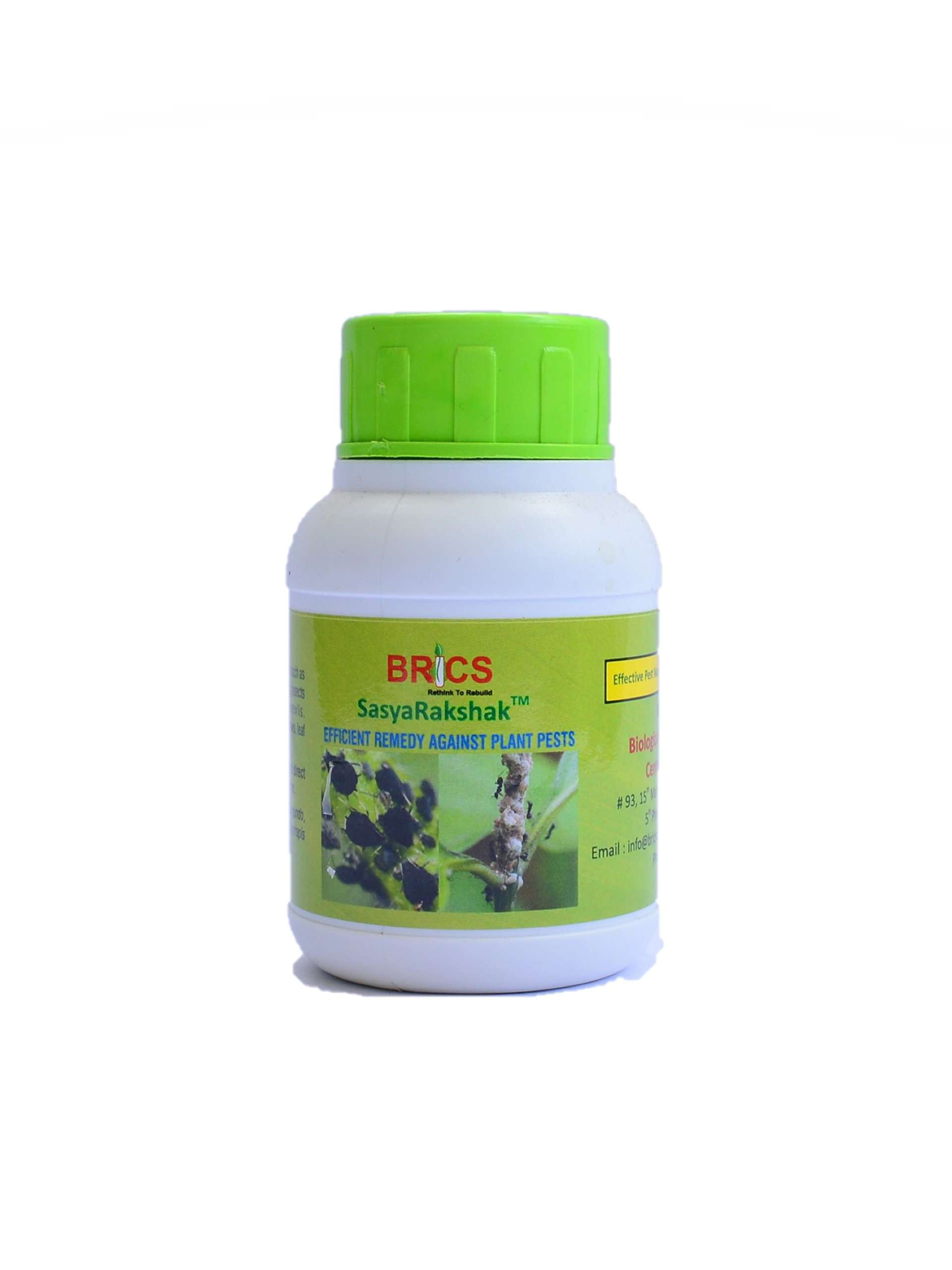 BRICS Sasya Rakshak 250ml Liquid Miticide | Herbal Home & Roof Gardening Manure | Efficient Remedy Aganist Plants Pest | Safe on Plants | Pack of 5 | 1