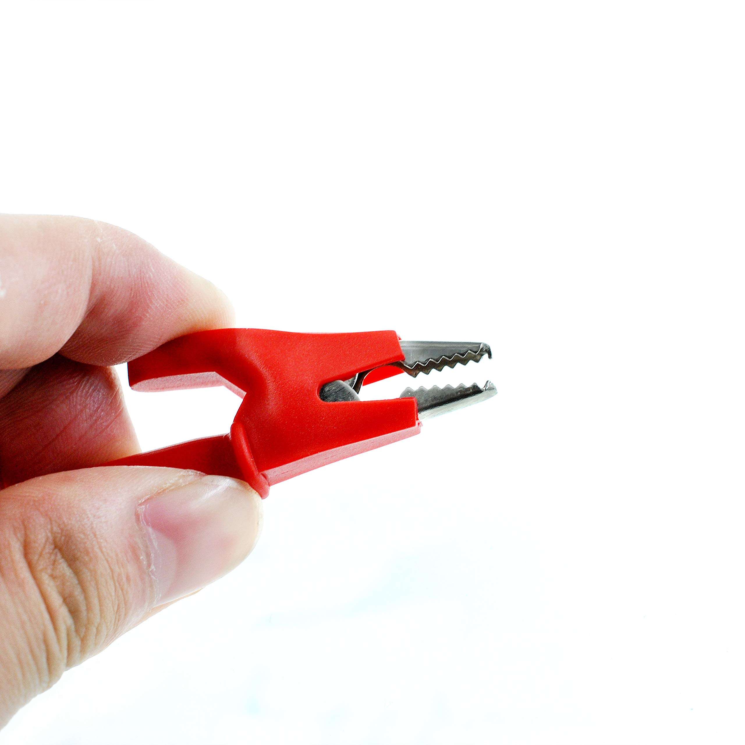 Oiyagai 5 Colors 4mm Alligator Clip Test Leads, 1M Dual End, 15A 1000V Multimeter Test Wires for Lab, Electrical Projects, DIY Electronics 4