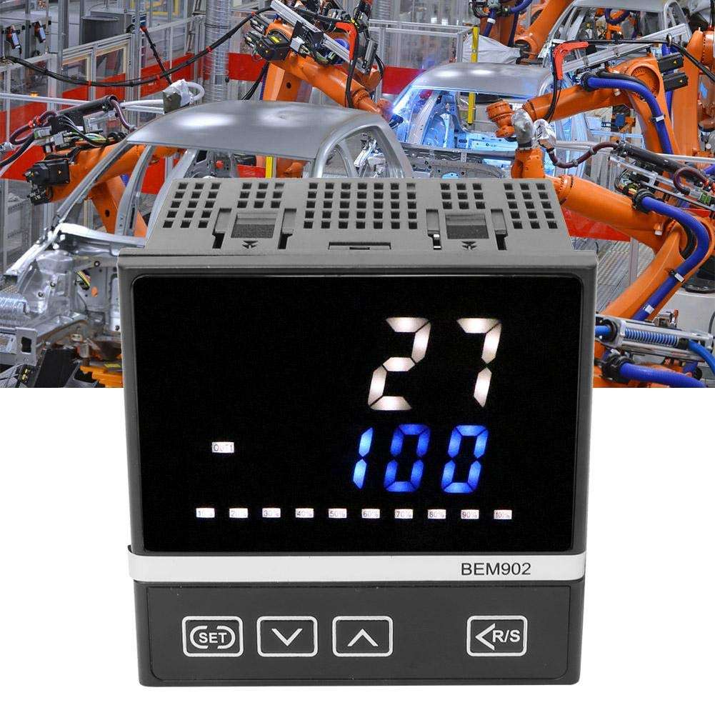 KType Temperature Controller, 80-240Vac Temperature Controller, For Heating Furnaces Ovens Industrial Boilers Furnaces 6