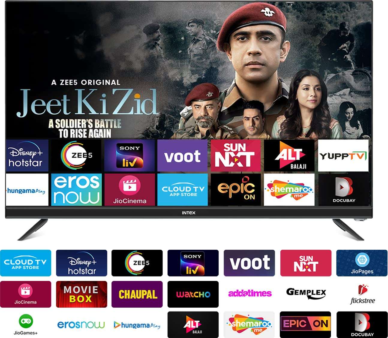 Intex 80 cm (32 inches) HD Ready Smart LED TVLED-SHF3289 (Black) 4