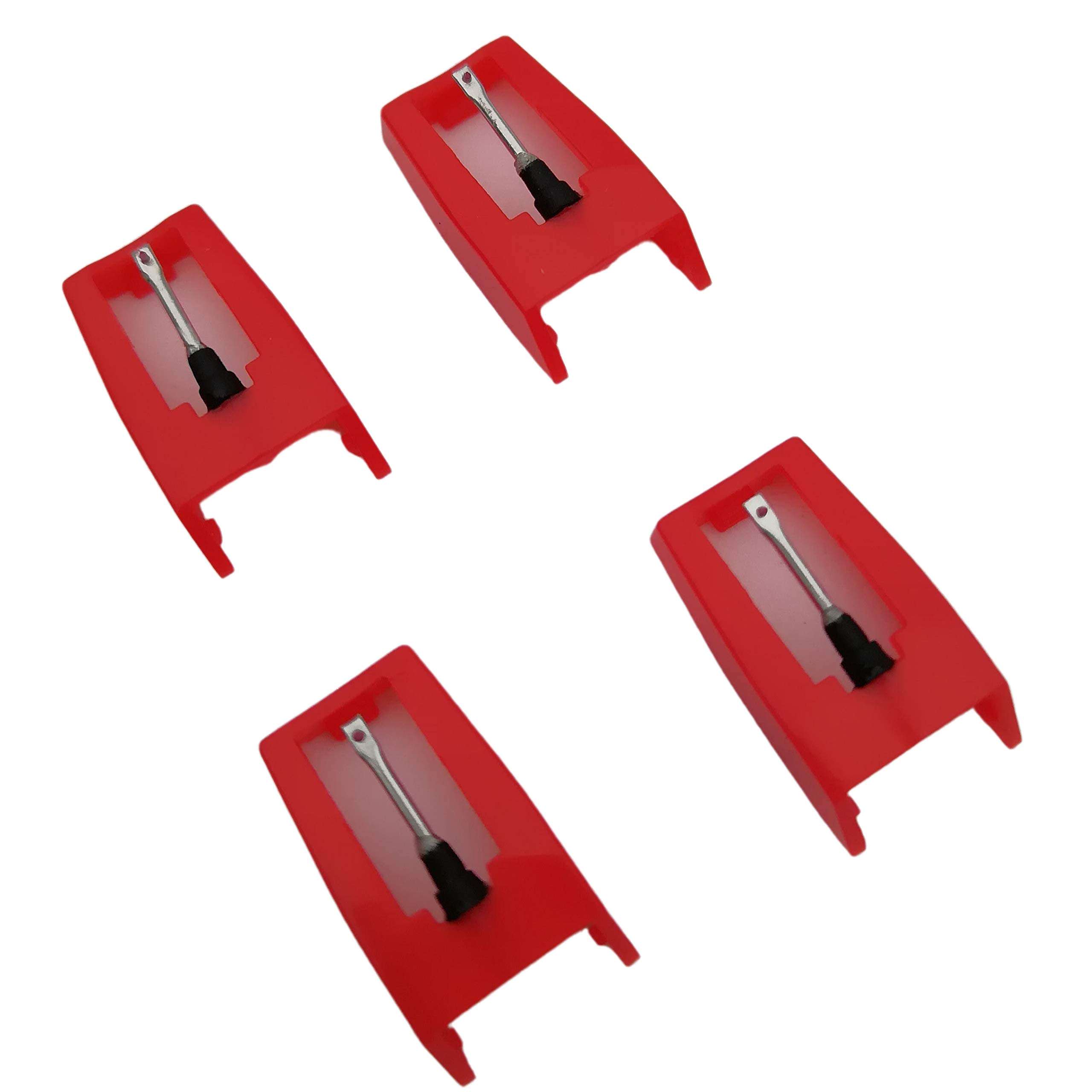 Vinyl LP Record Player Turntable Cartridge With Universal Replacement Stylus Needles for Crosley Ion Jensen Phonograph Record Player,1pcs Turntable Record Player Cartridge & 4pcs Needle Stylus 4