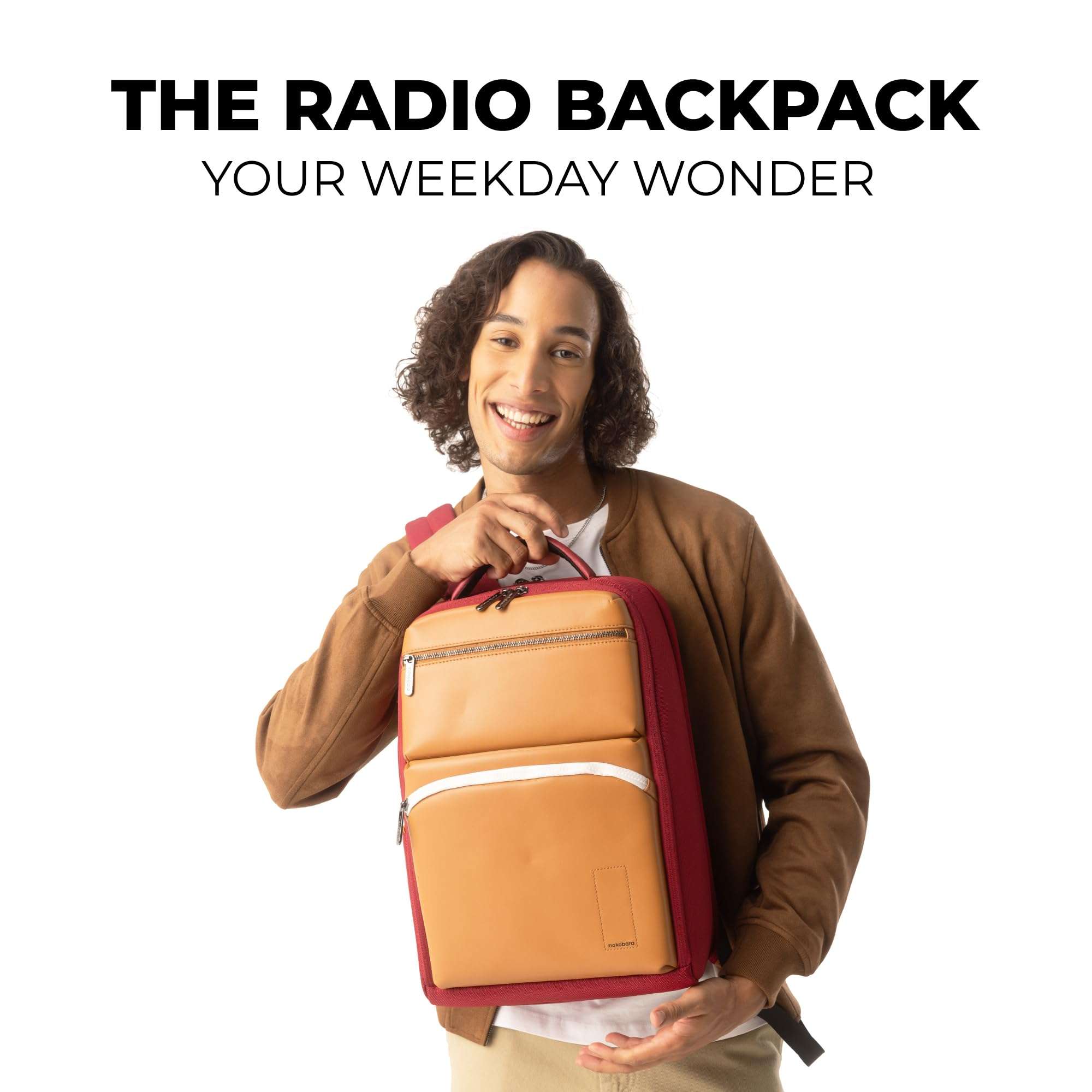 The Radio Backpack Premium Nylon 22L Unisex Multipurpose Backpack, Fits 15.6" Laptop (Jaws) 3