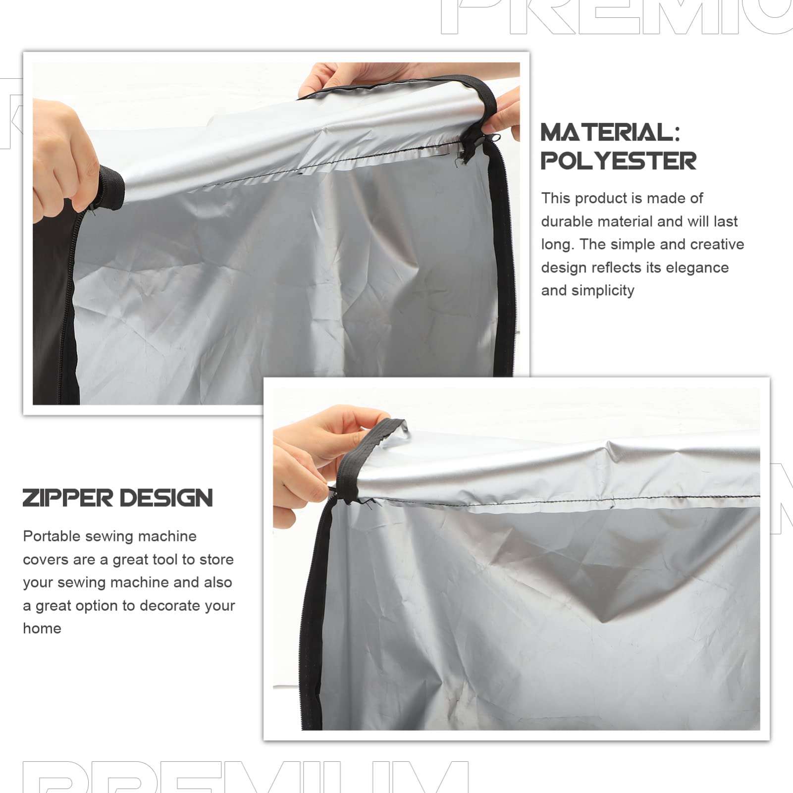 EXCLUZO Storage Sewing Machine Cover Universal Sewing Machine Protector Carrying Stitching Machine Case 5